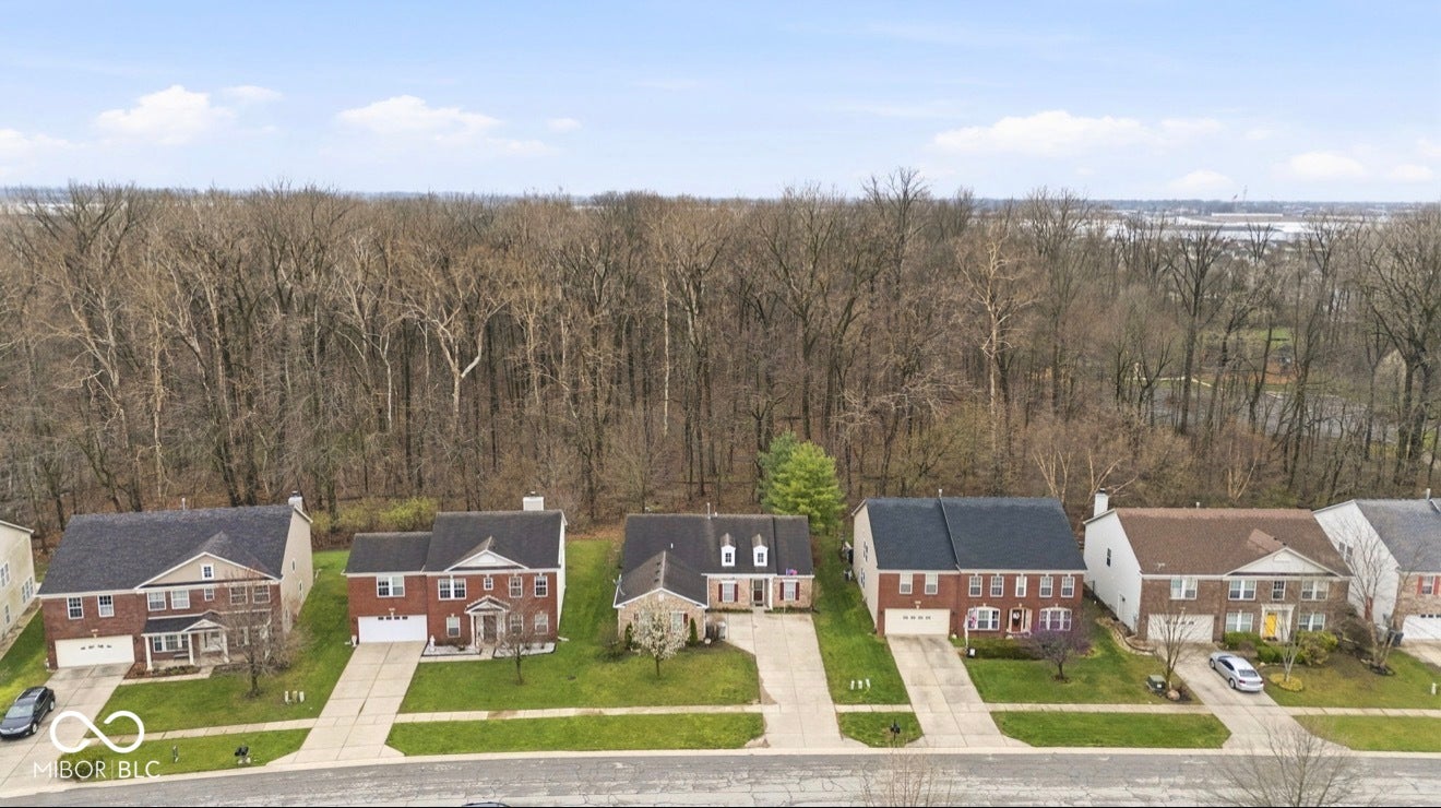 344 Legacy Boulevard, Greenwood, IN 46143 aerial view of residential area
