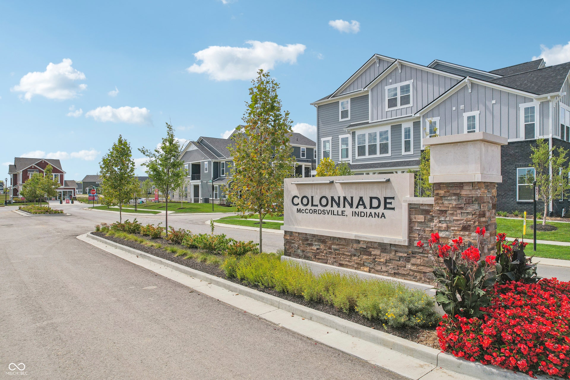 5748 Arcade Boulevard, McCordsville, IN 46055 Colonnade Community Entrance