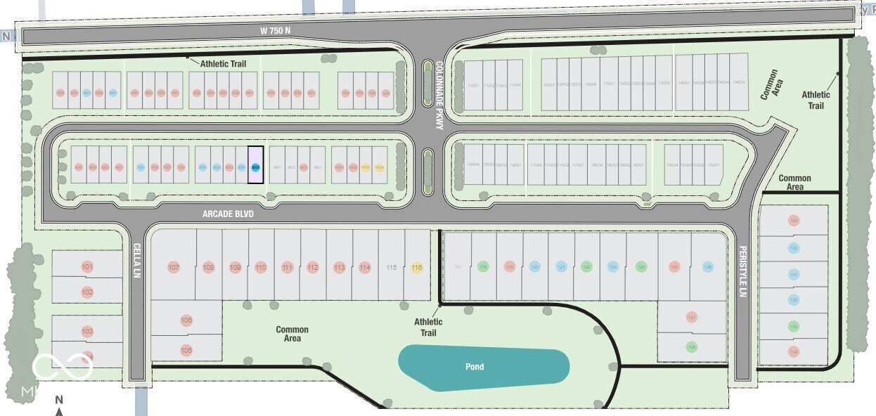 5748 Arcade Boulevard, McCordsville, IN 46055 Colonnade Site Map