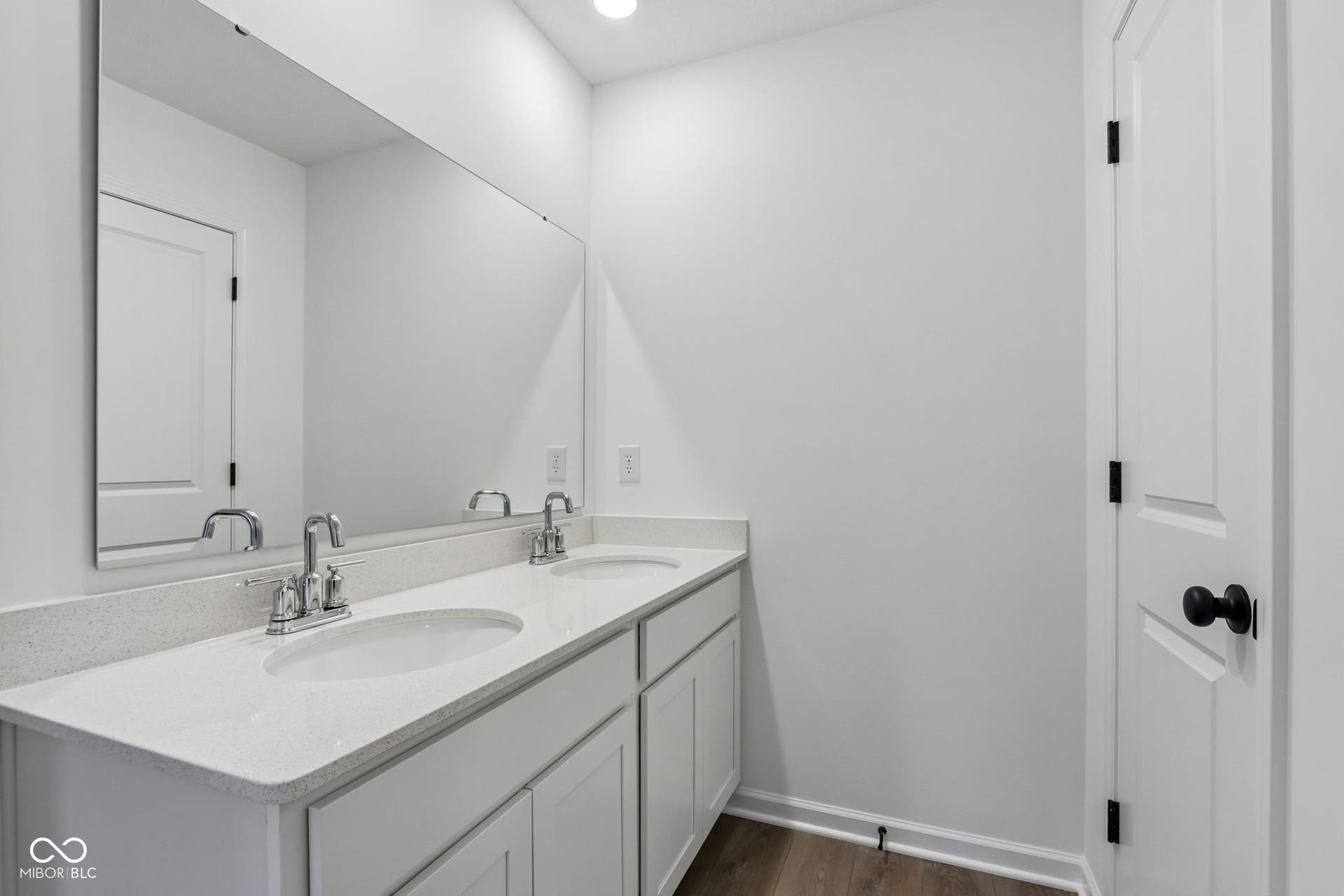 5748 Arcade Boulevard, McCordsville, IN 46055 Spacious bathroom featuring a dual vanity with light-toned countertops and undermount sinks