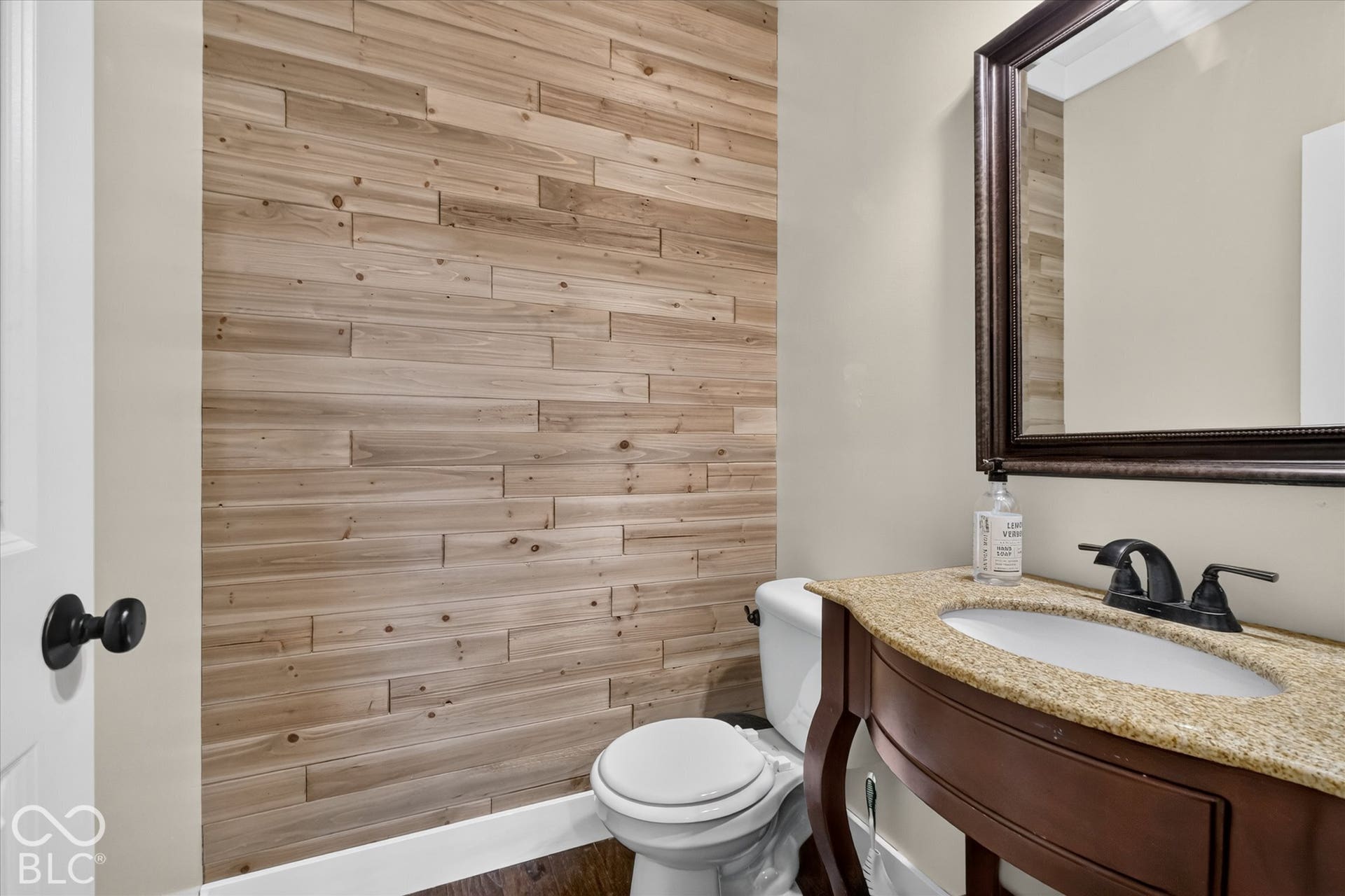 Main floor half bathroom
