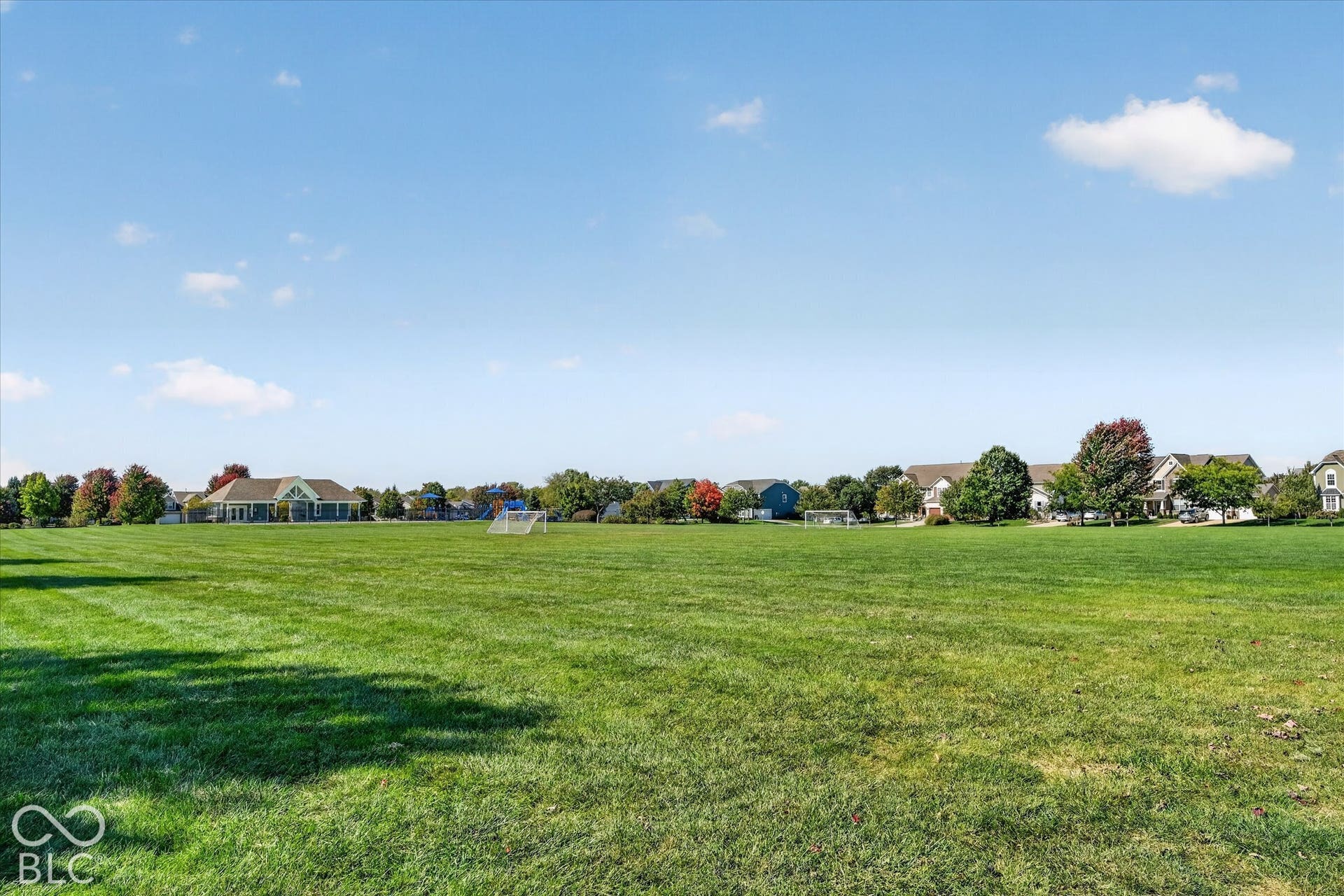 Alternative view of the Chapel Woods green space - imagine neighborhood camp outs, fireworks, and impromptu football games with the neighbors
