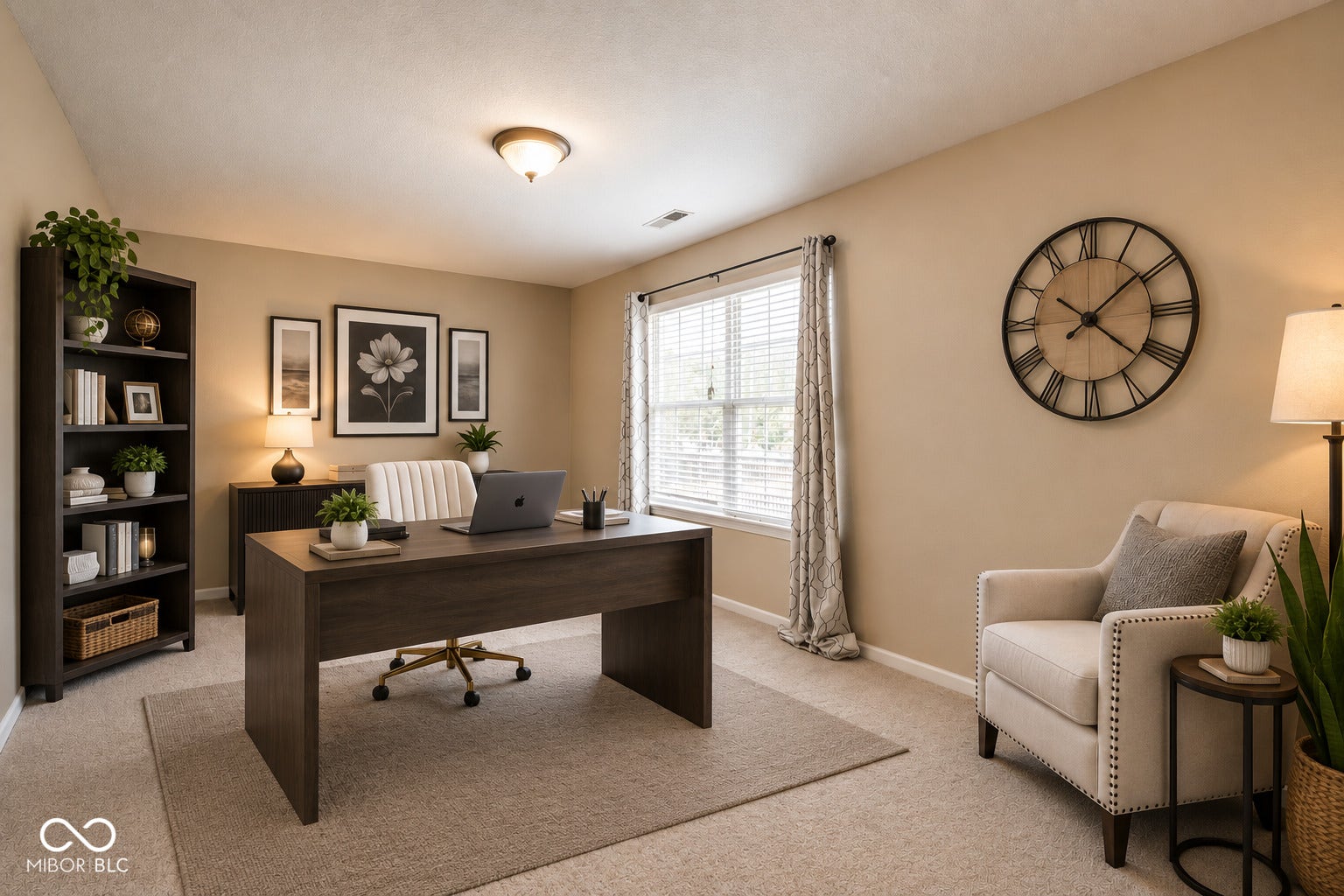 Upstairs loft with multiple possibilities. Also could easily be converted to a 4th Bedroom.