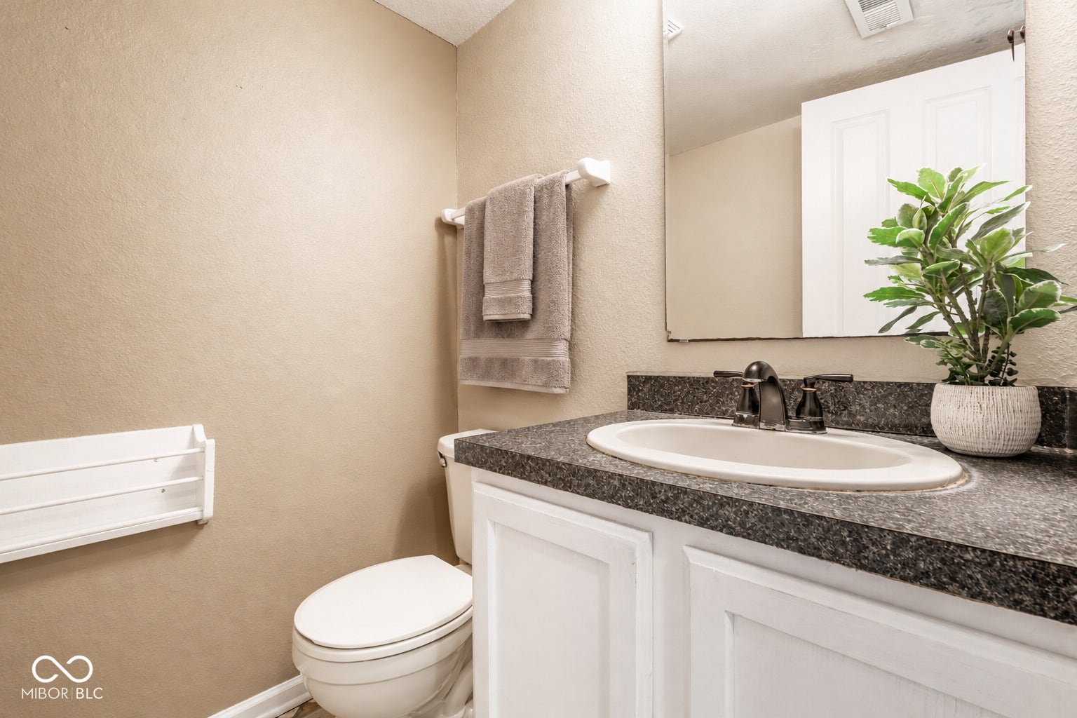 Half bath off kitchen