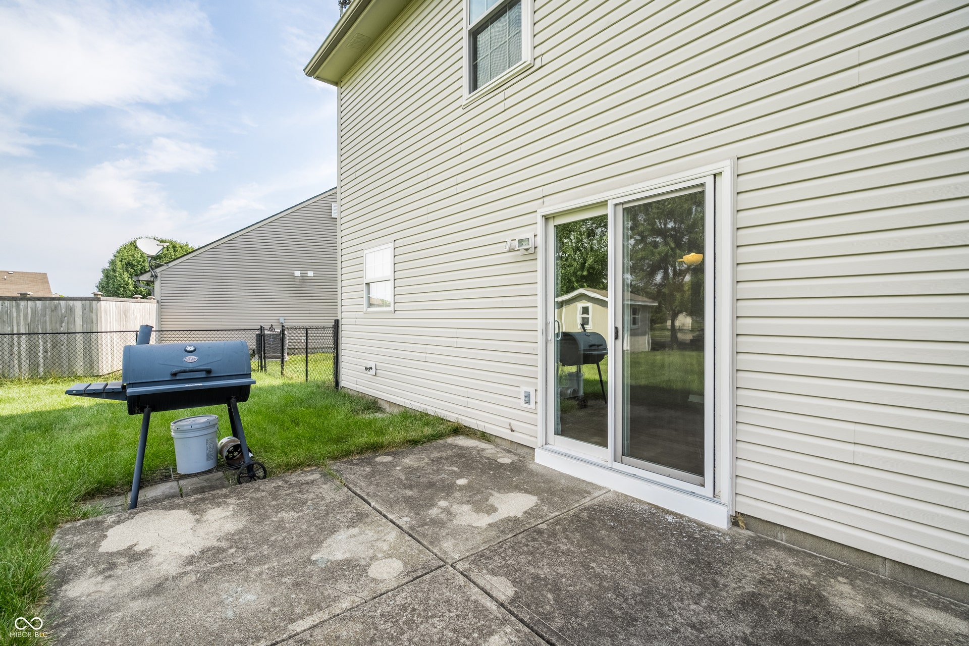 Patio off kitchen