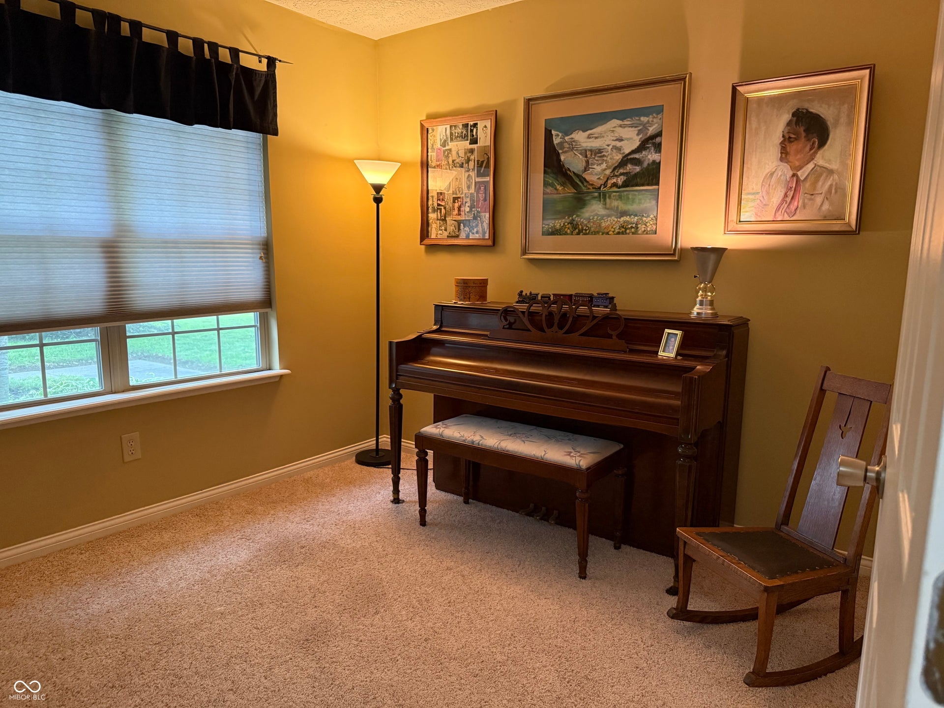2117 Witt Road, Lebanon, IN 46052 Carpeted, window with cellular shade, and neutral wall tones. Bedroom could also be a sitting room.
