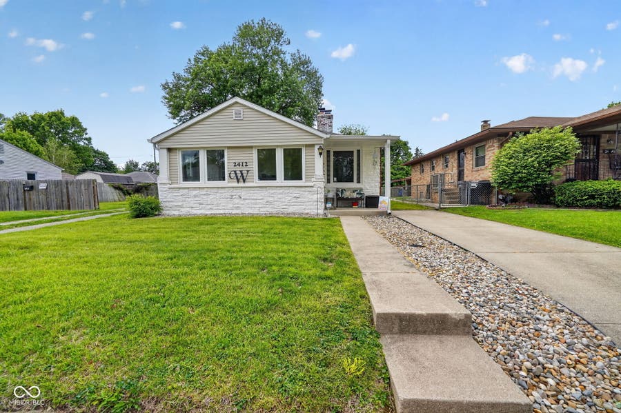 Property photo for 2412 Harlan Street, Indianapolis, IN