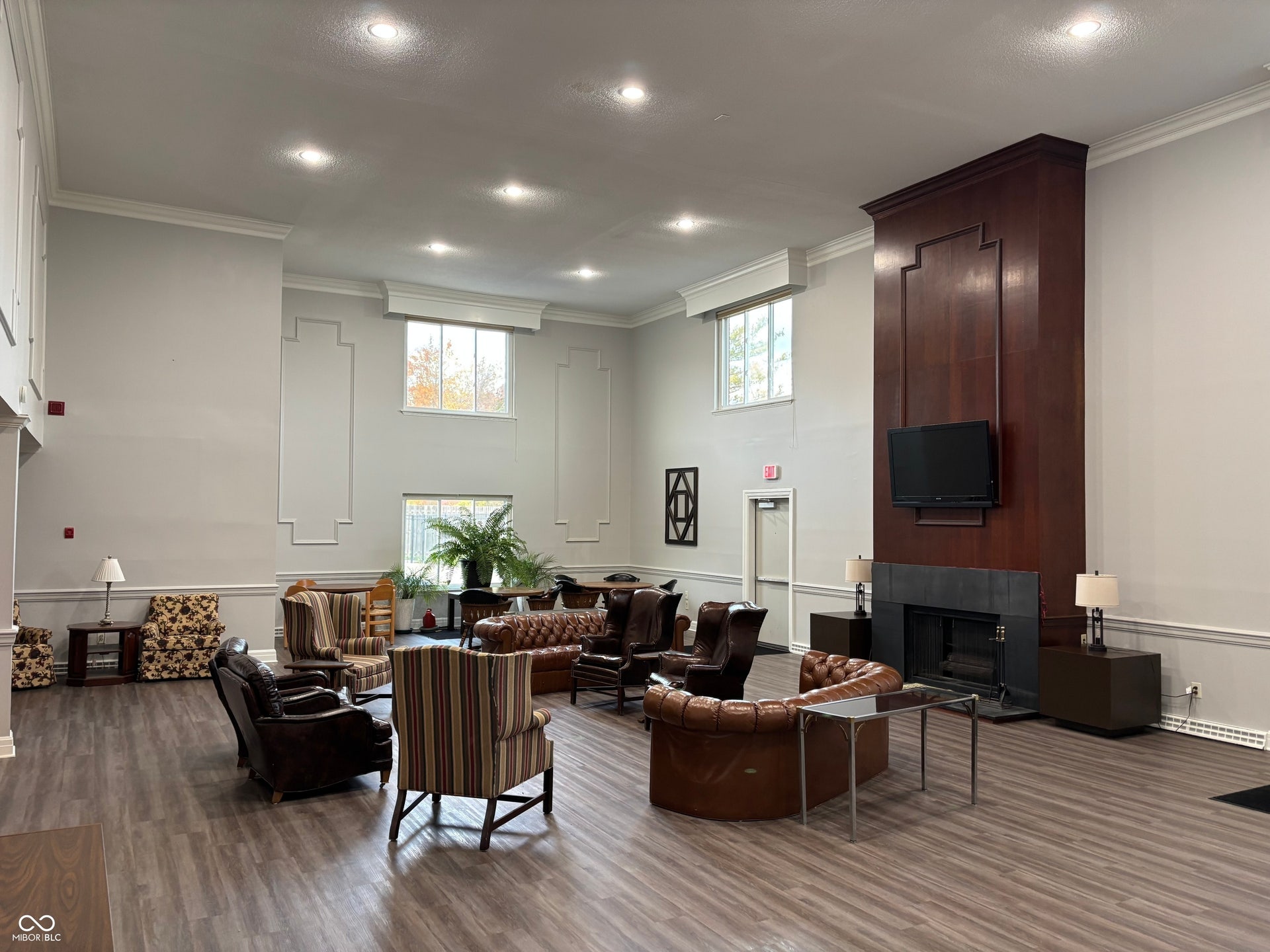 Remodeled Clubhouse! Bathrooms and Kitchen adjacent to this room