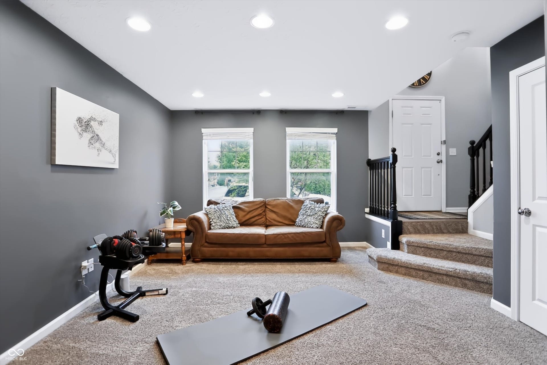 Flex space/with a half bath