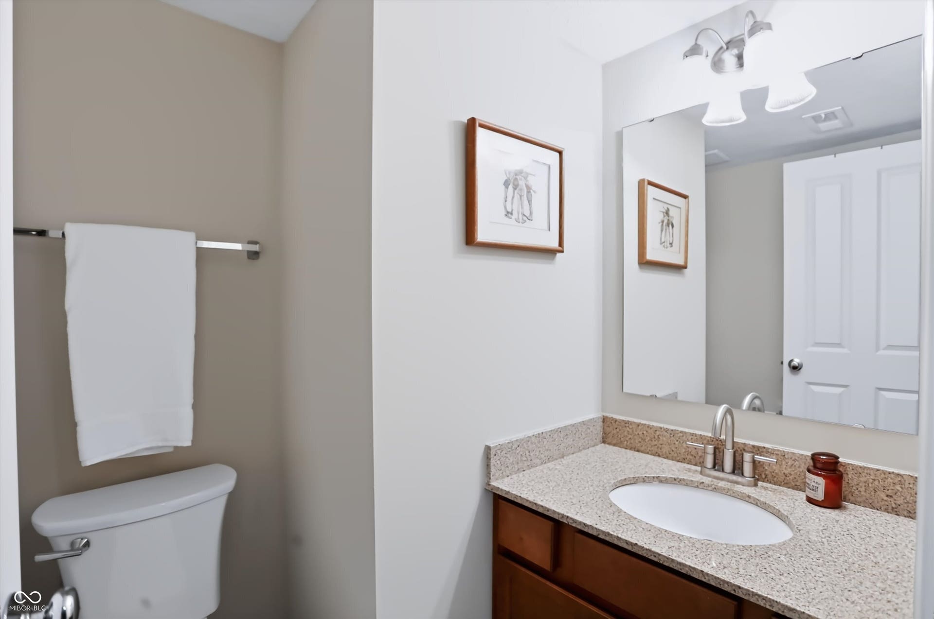 Entry level half bath