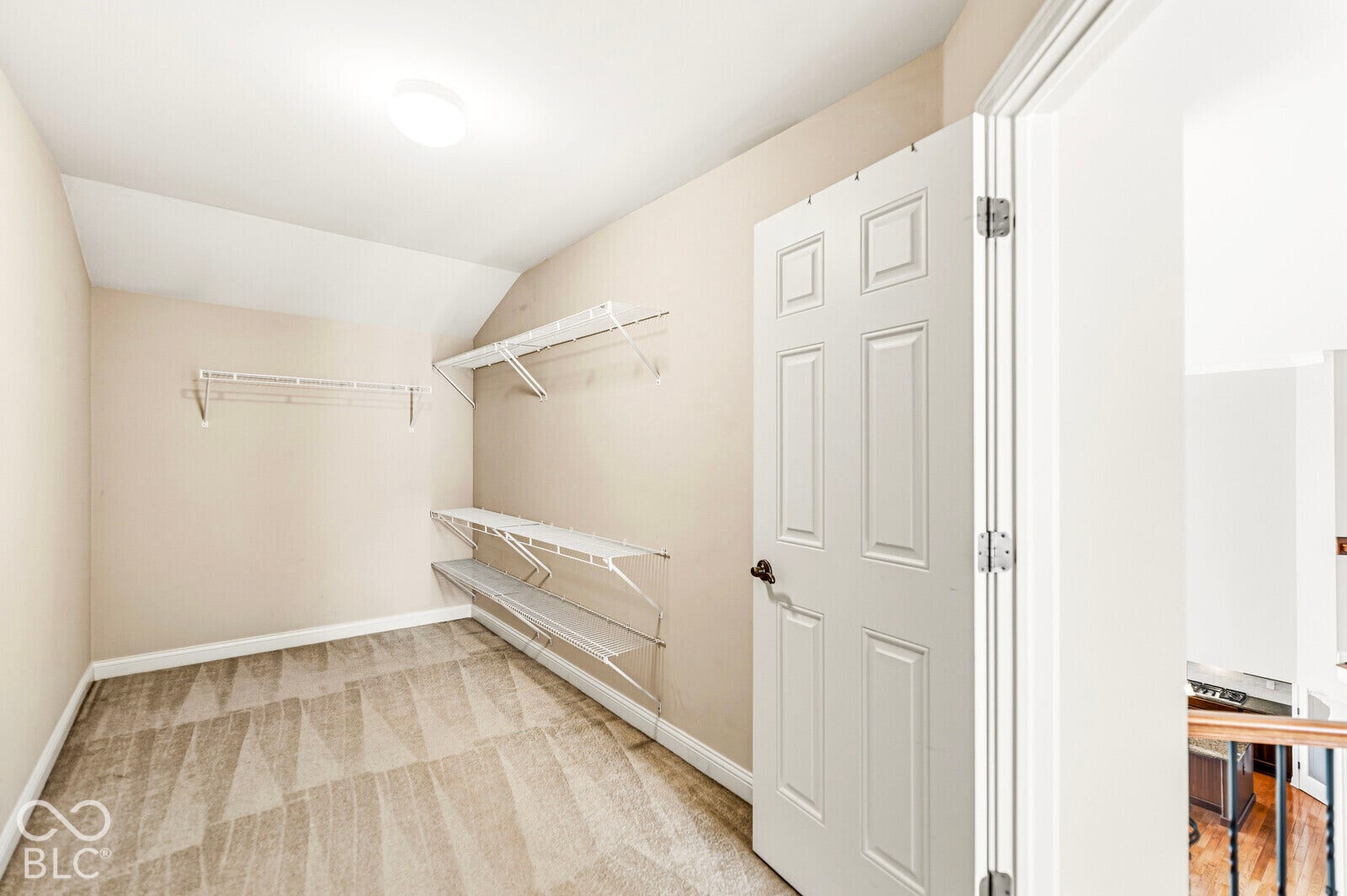 Upstairs storage closet