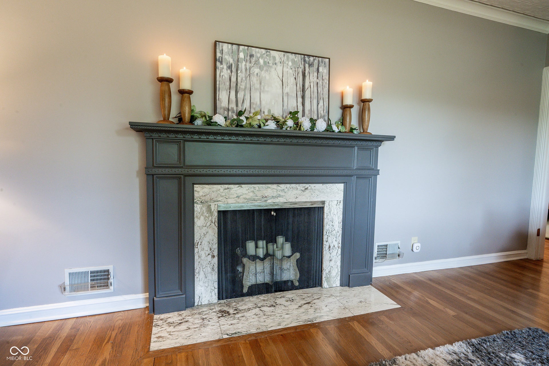 Wood Burning Fireplace