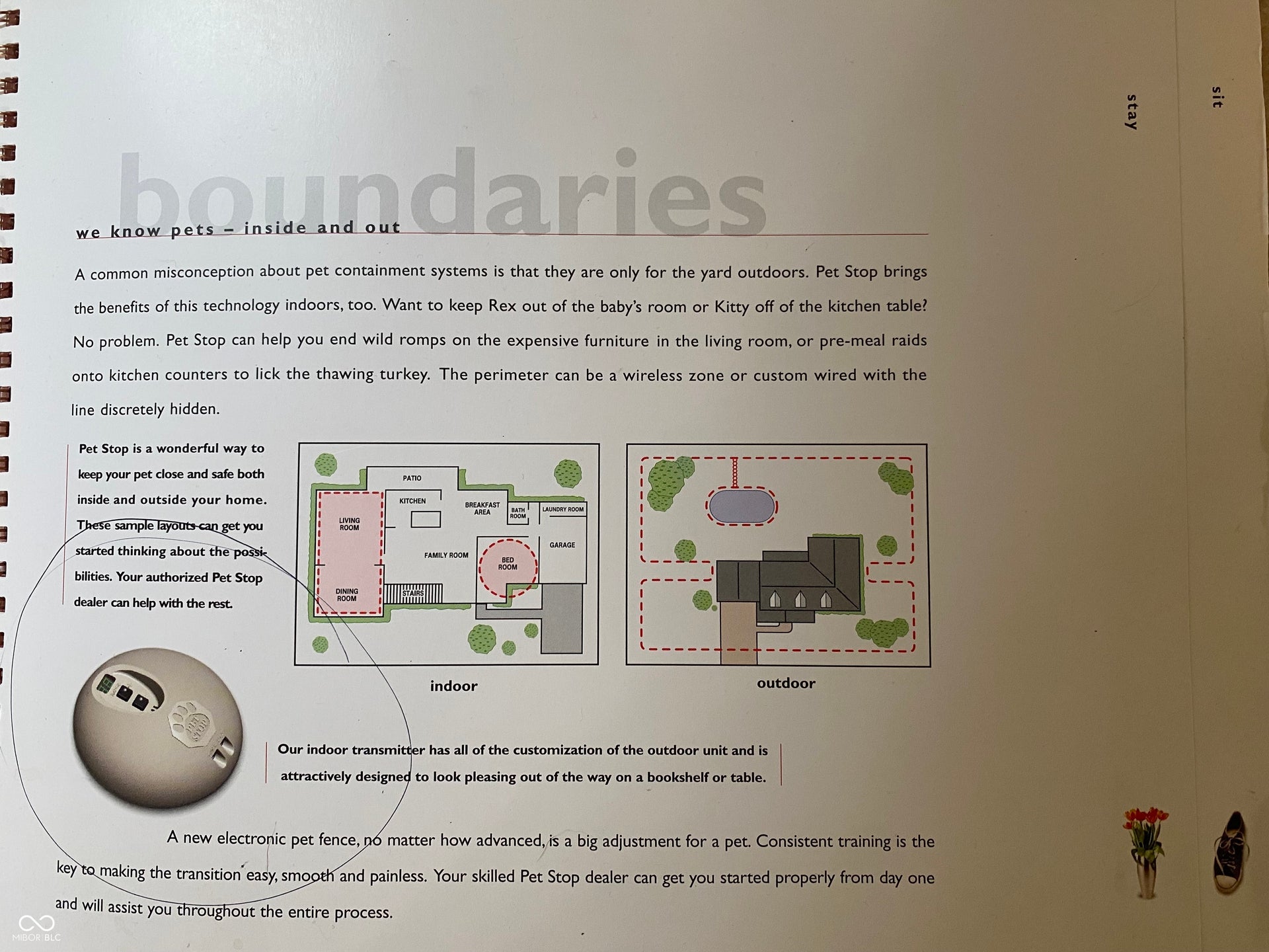 Information about invisible fence that stays with home
