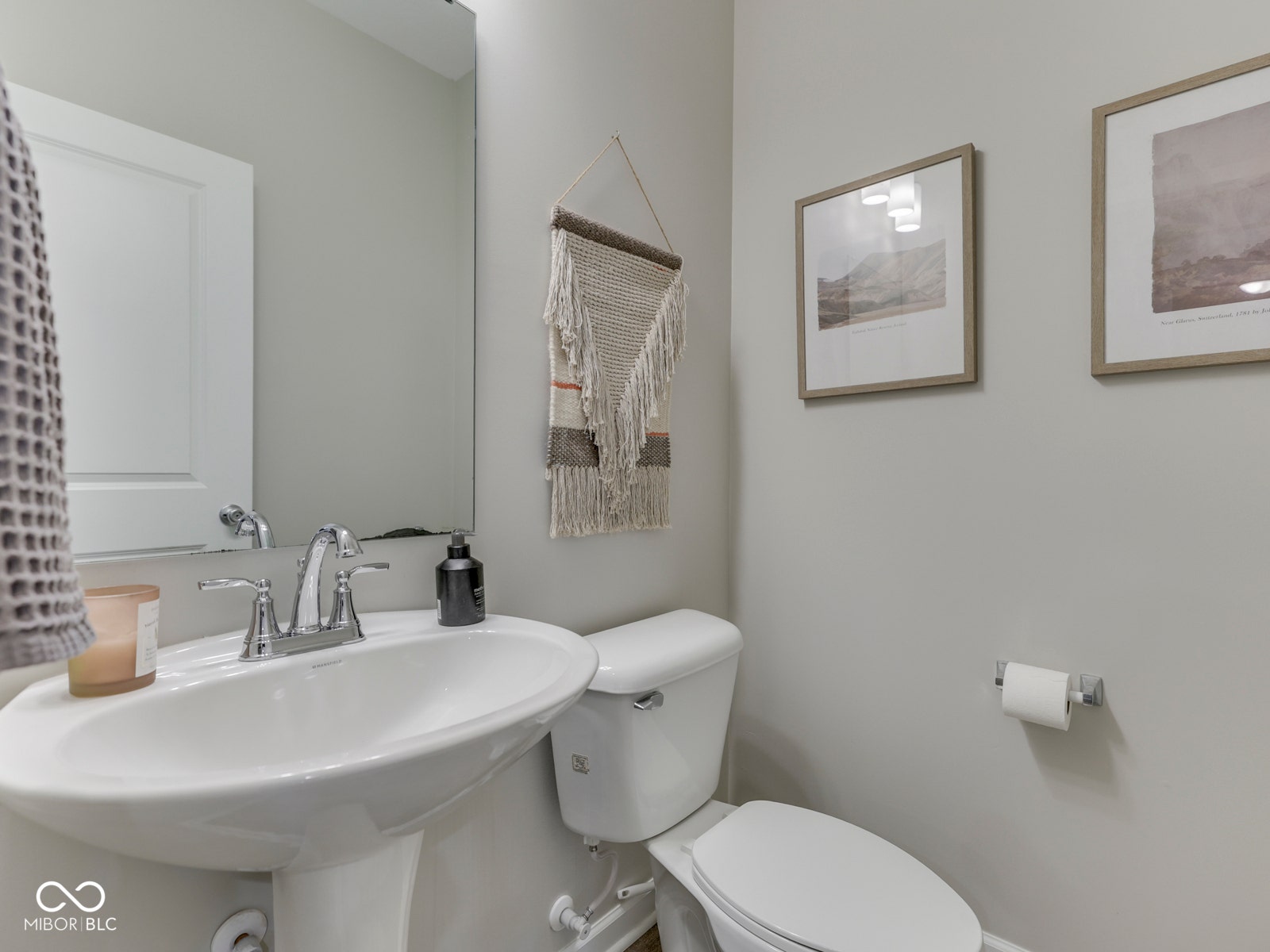 Half bath on the main floor