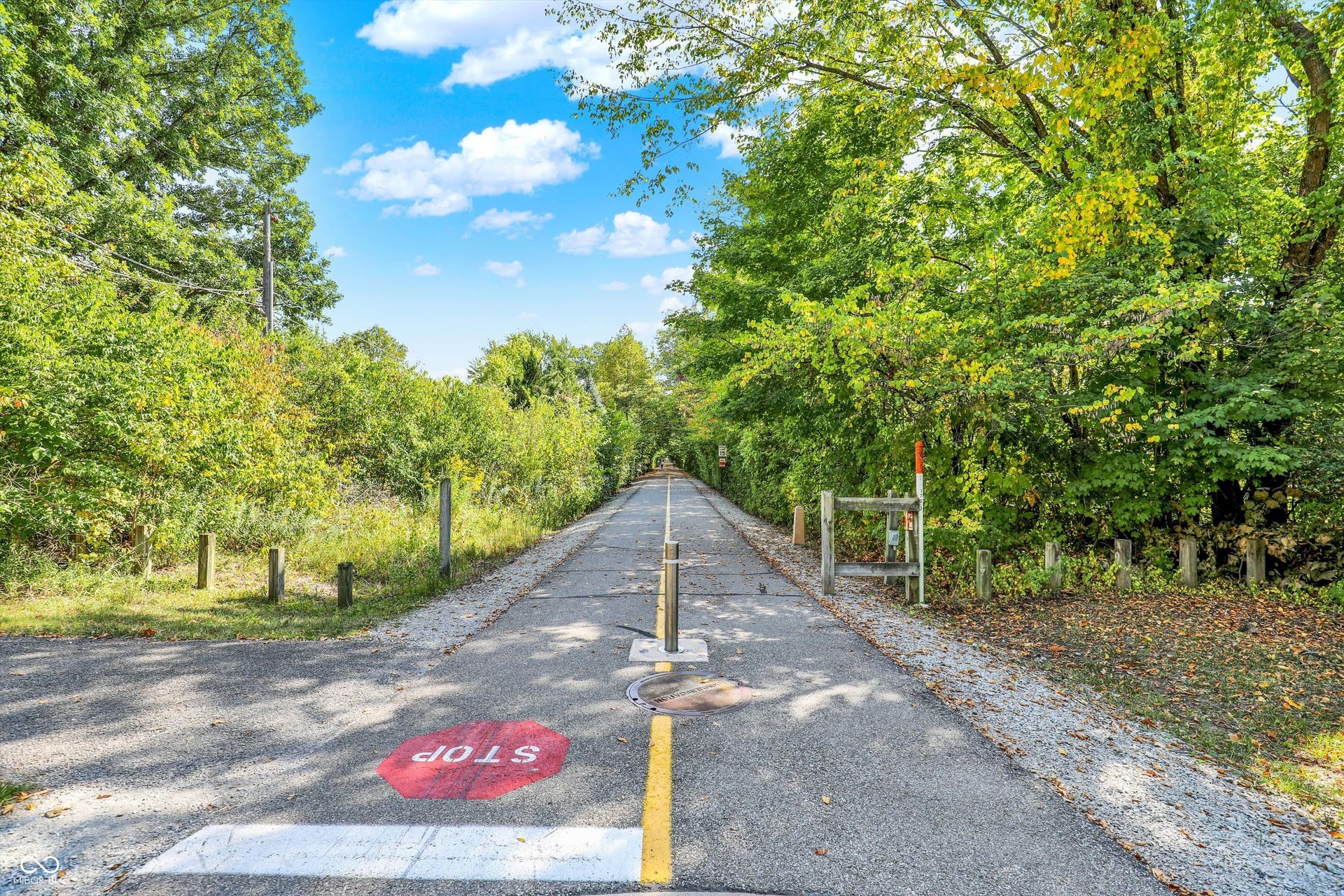 Monon Trail adjacent to the neighborhood