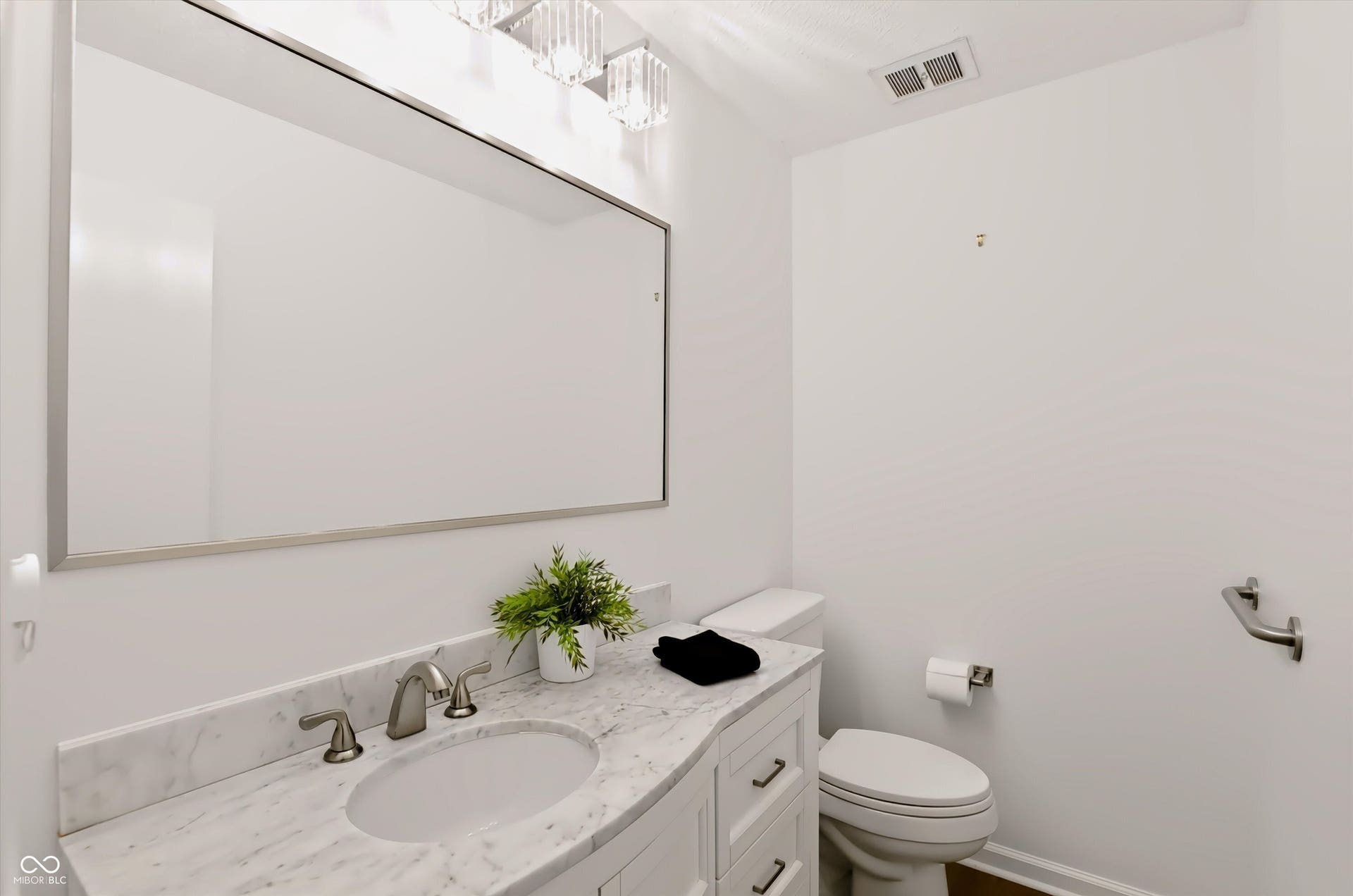 Main level hall bathroom