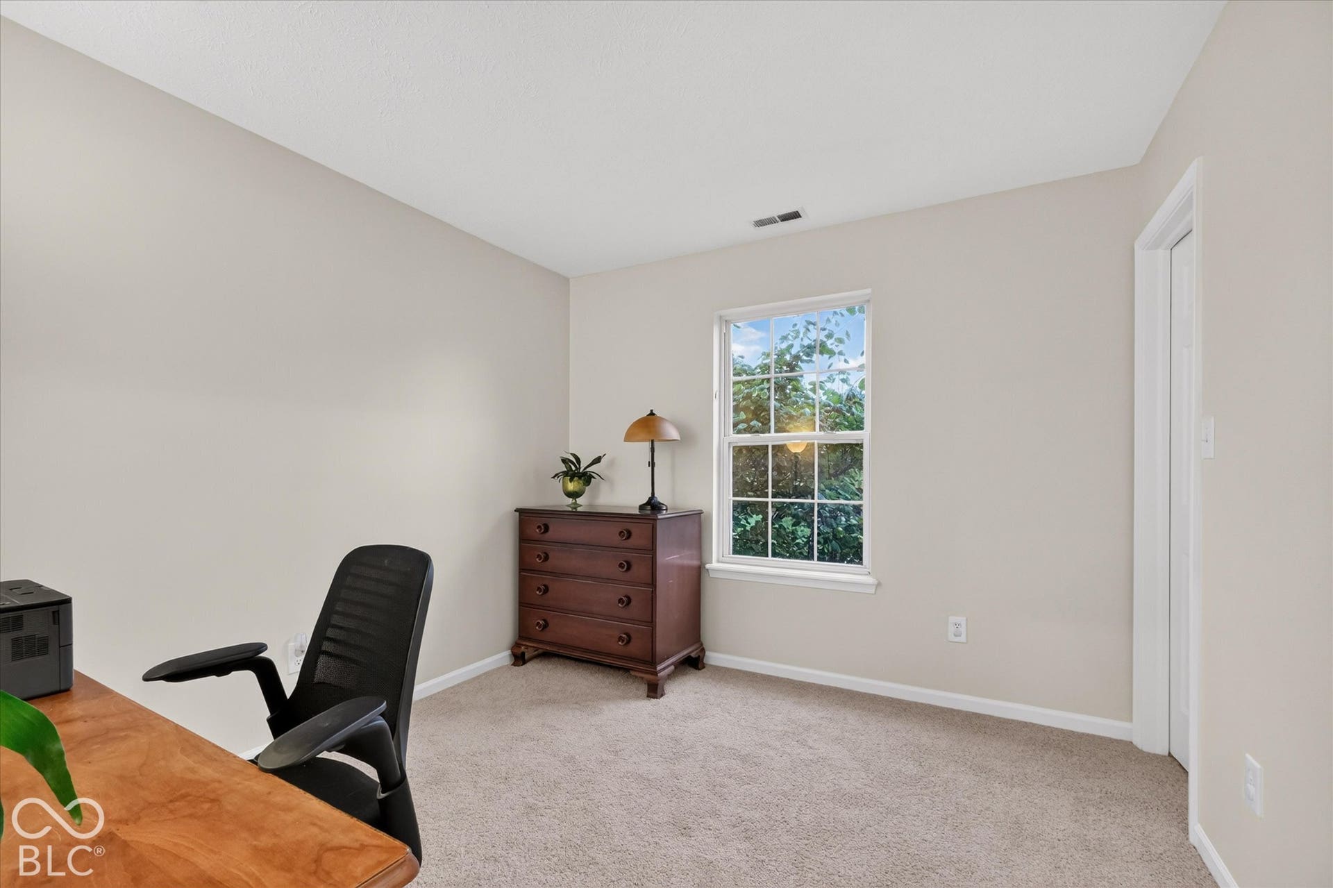 Bedroom 3 with fresh paint & new carpet.