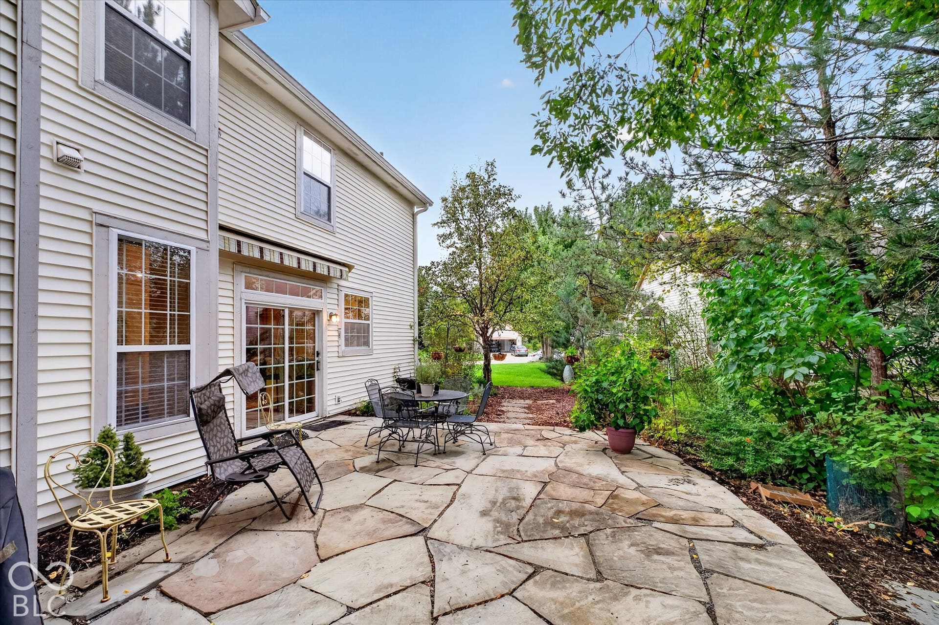 Enjoy a peaceful time outside on your patio!