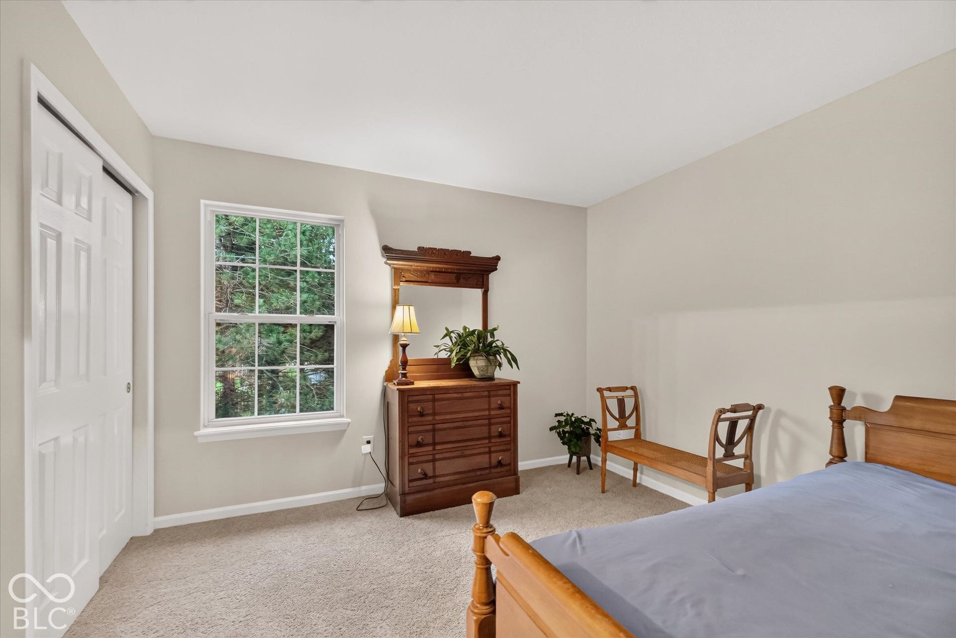 Bedroom 2 with fresh paint & new carpet.