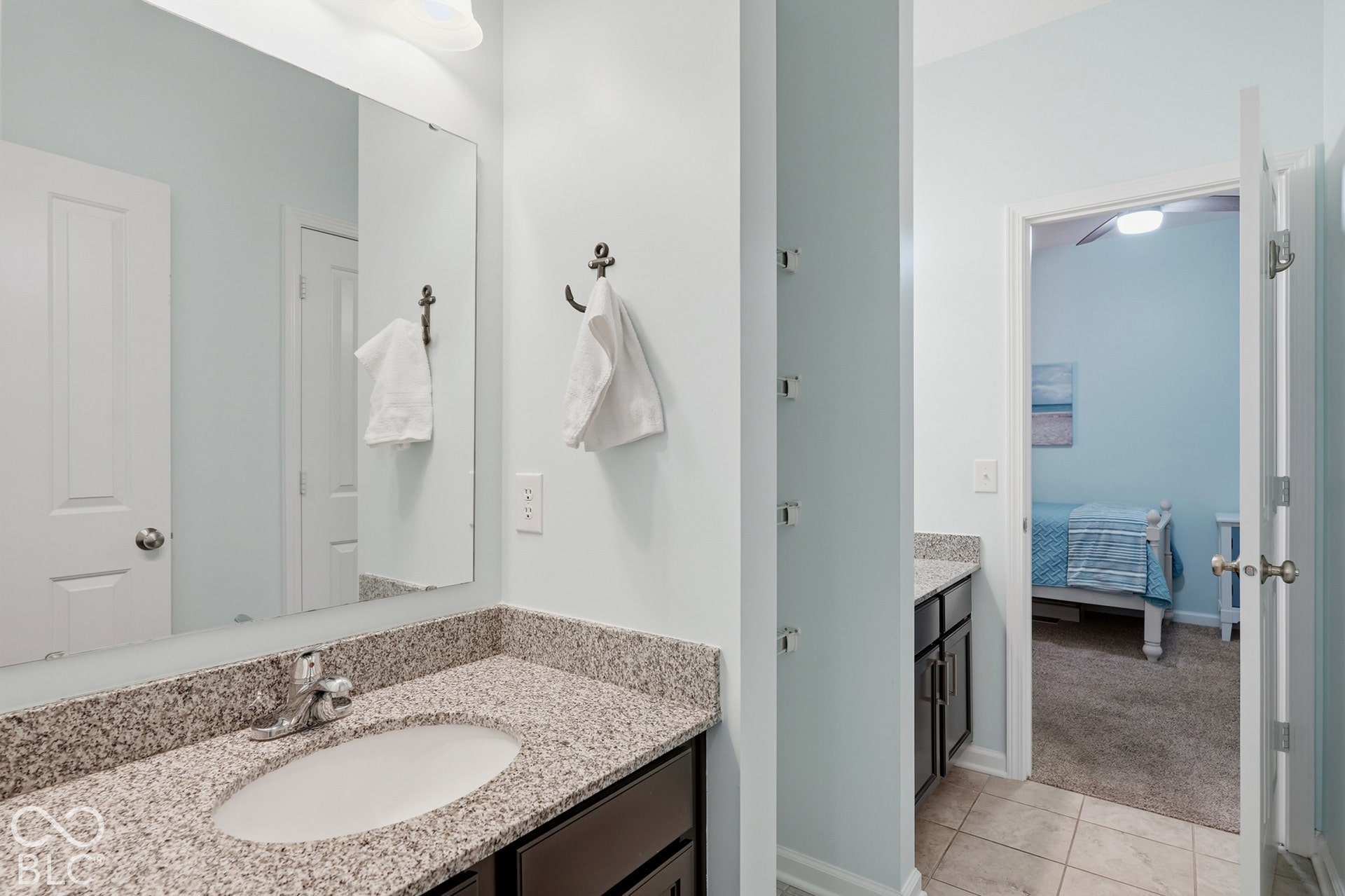 15774 Hargray Drive, Noblesville, IN 46062 Jack and Jill bathroom is located in between Bedroom #2 and Bedroom #3