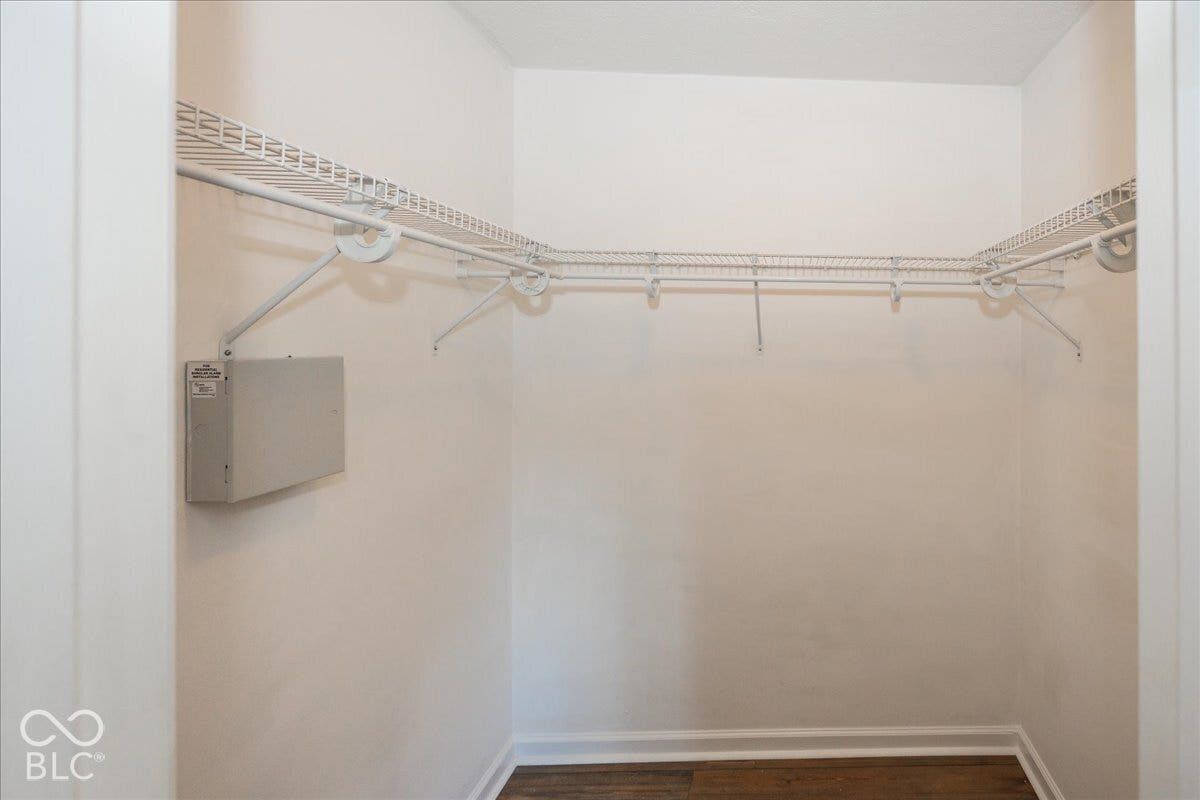 Primary walk in closet