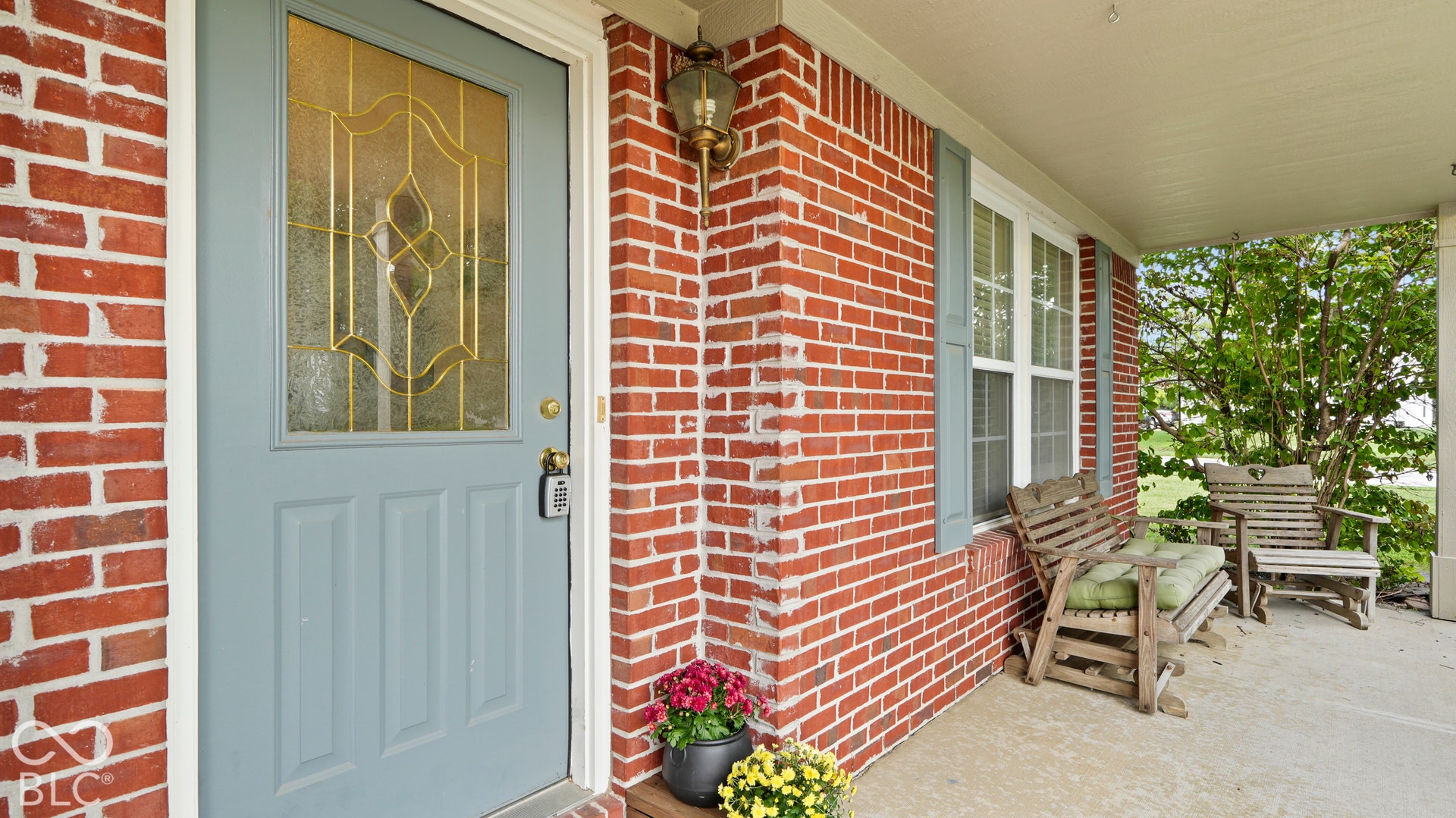 Cozy front porch