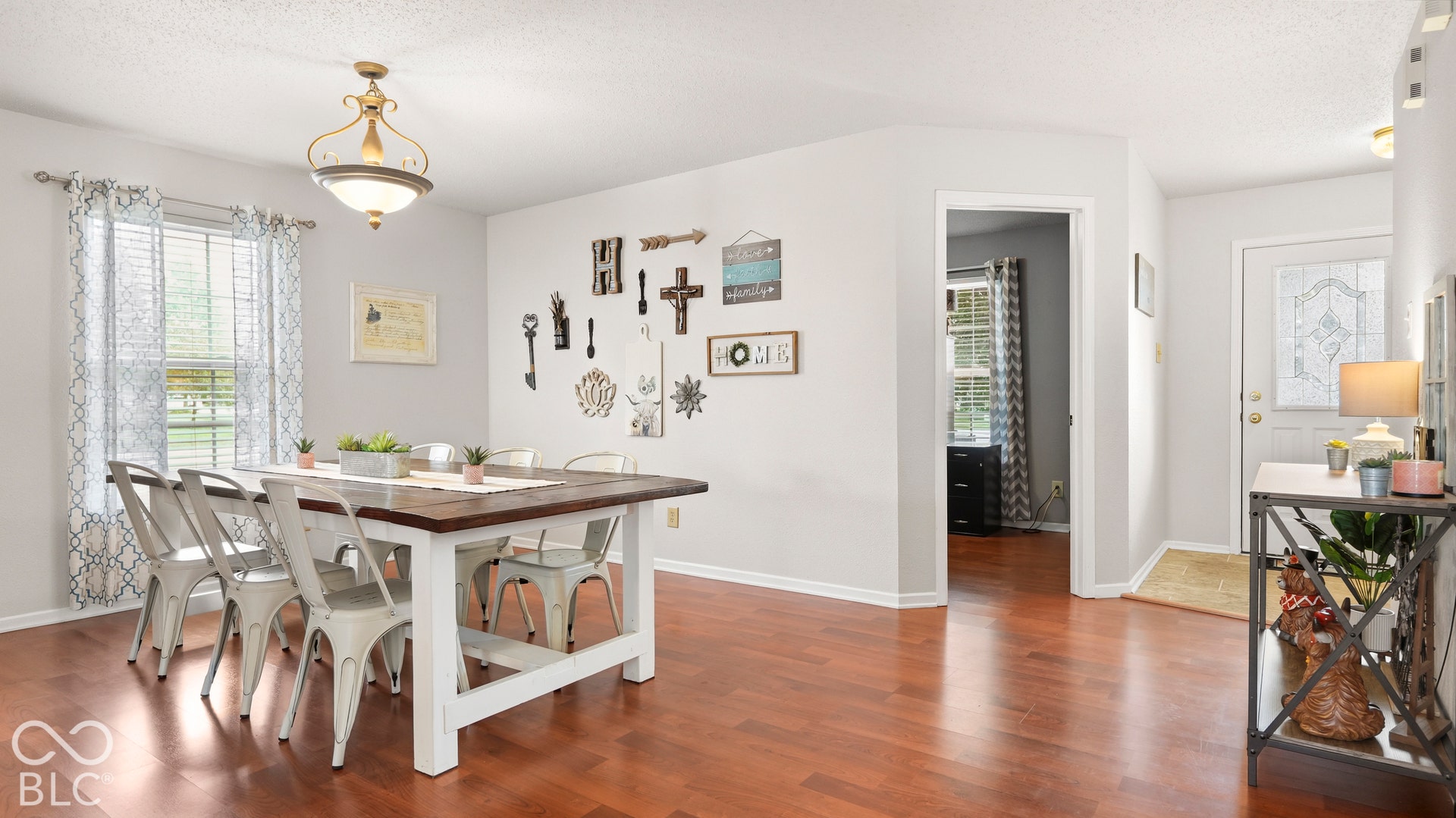 Dining area / door to office/den