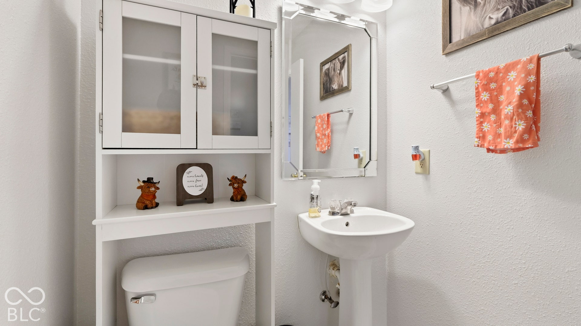 1/2 bath downstairs