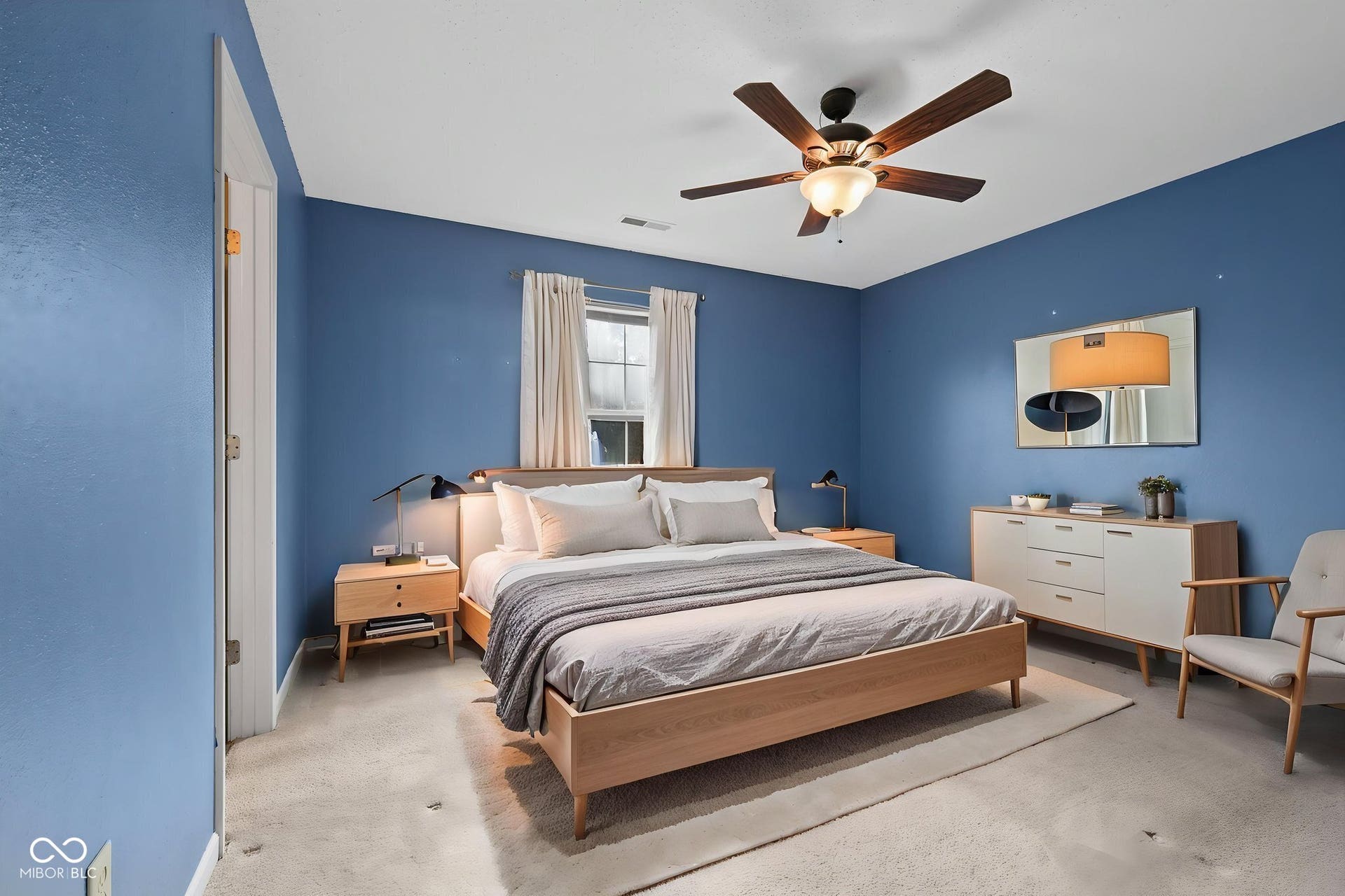 Virtually Altered - Virtually staged primary bedroom showcasing the space and possibilities for a comfortable retreat.