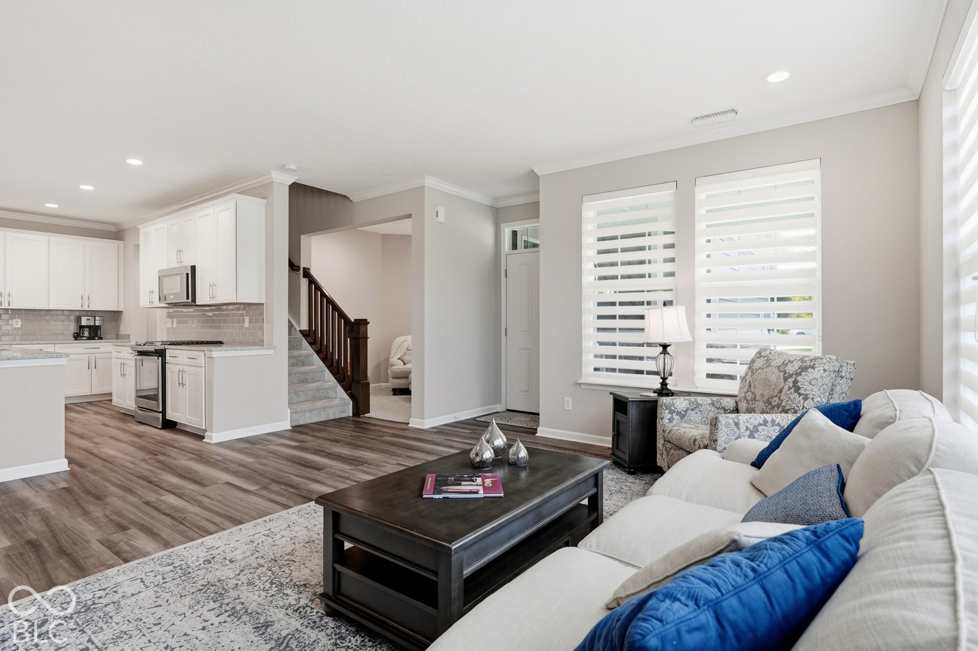 Custom Blinds throughout the home