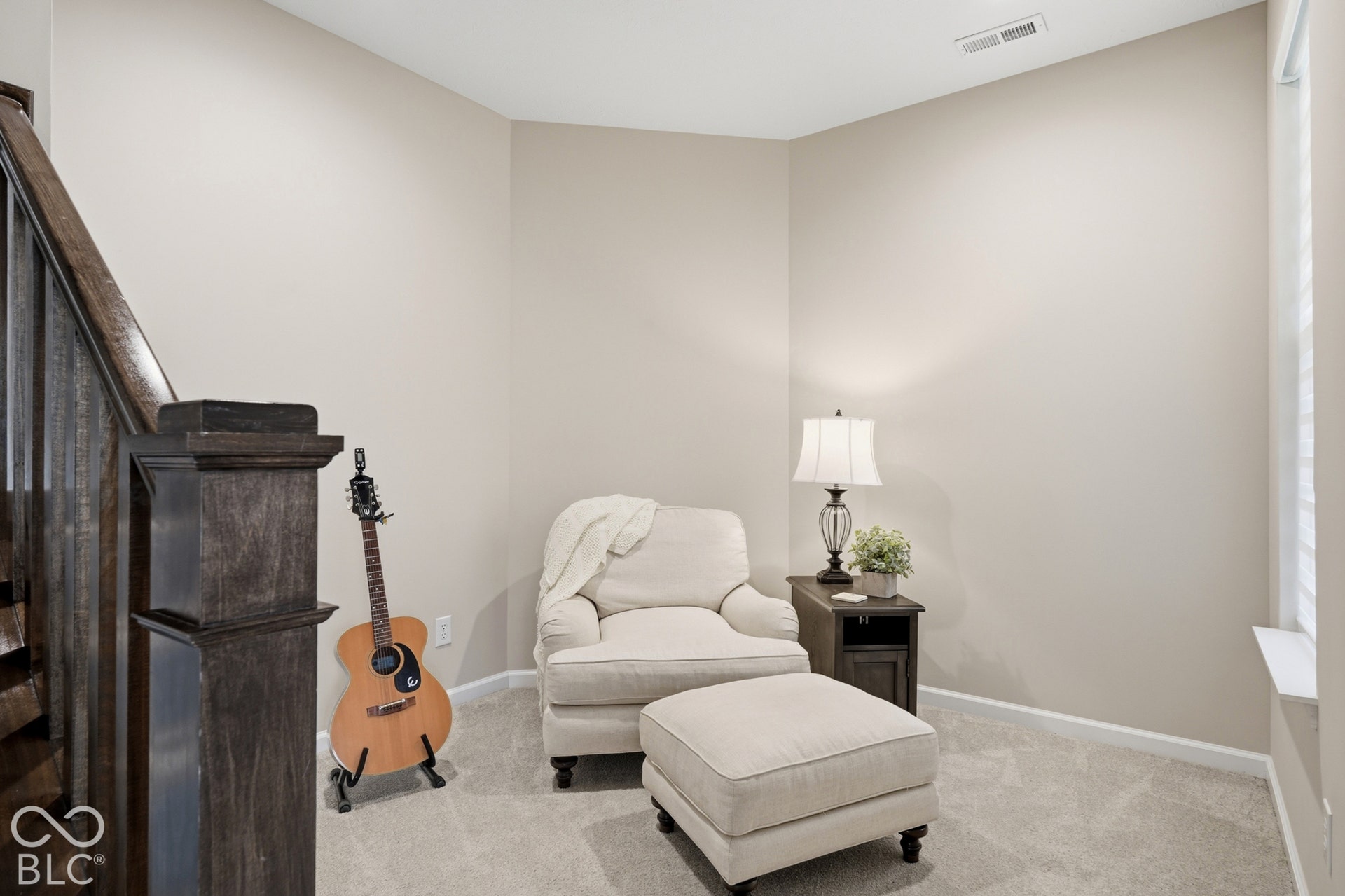 Den/Study located to the right of the Entry.