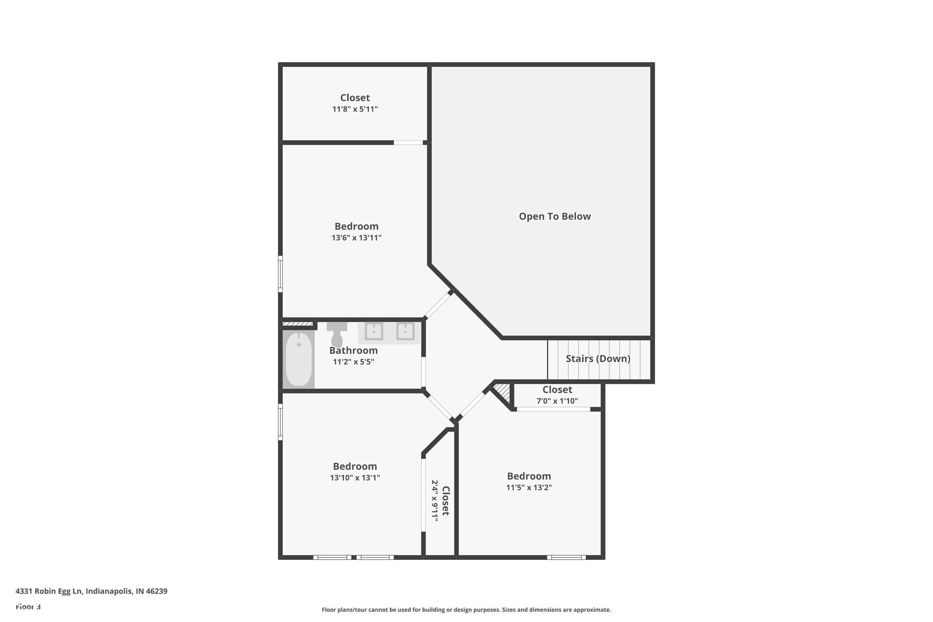 4331 Robin Egg Lane, Indianapolis, IN 46239 Floor plan