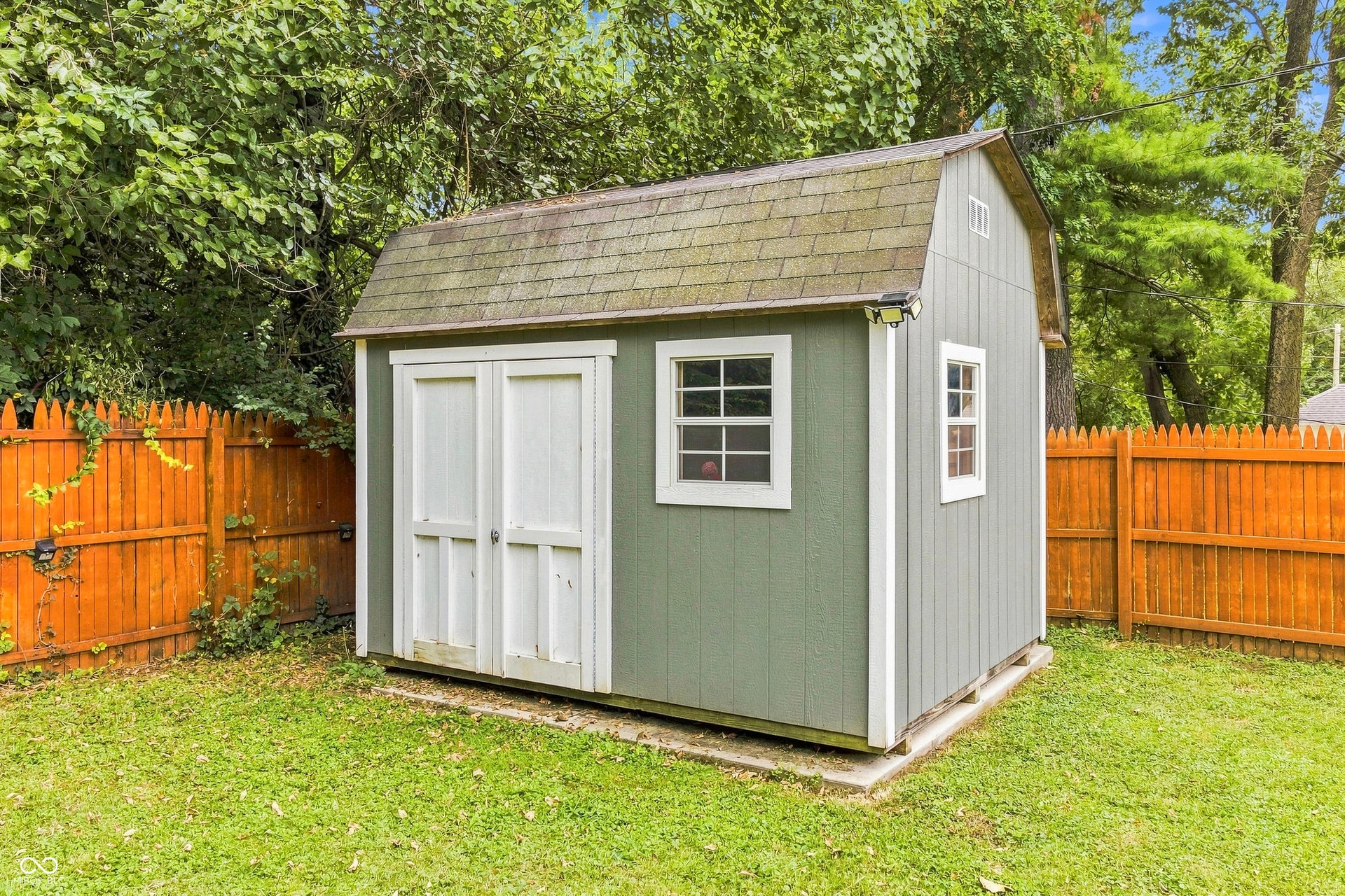 Detached shed for extra storage