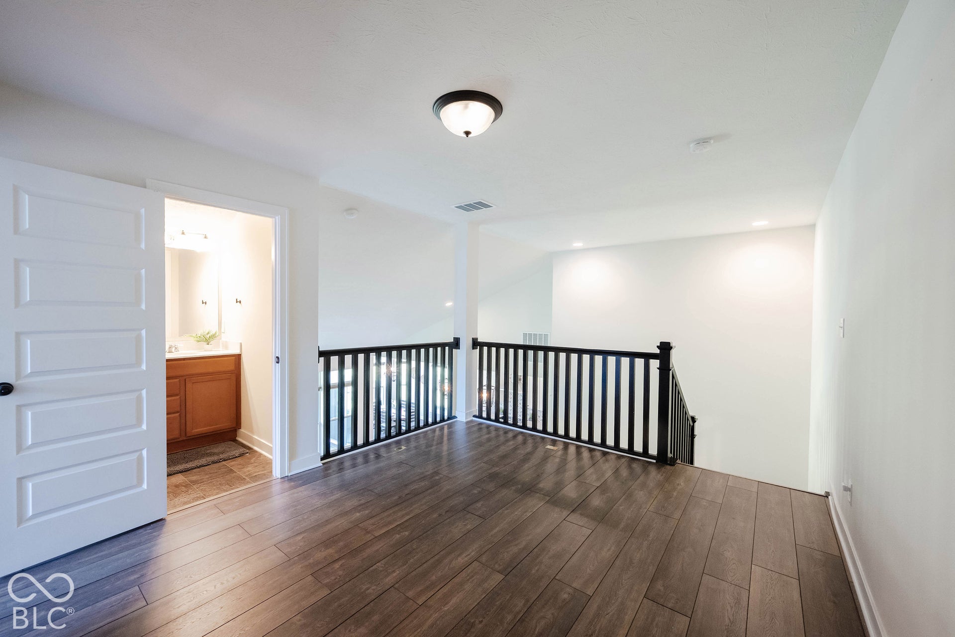 11614 Platt Street, Noblesville, IN 46060 The upstairs loft provides a semi-private living space and can serve as the perfect workout area, play room, rec space, or a space for multi-generational living.