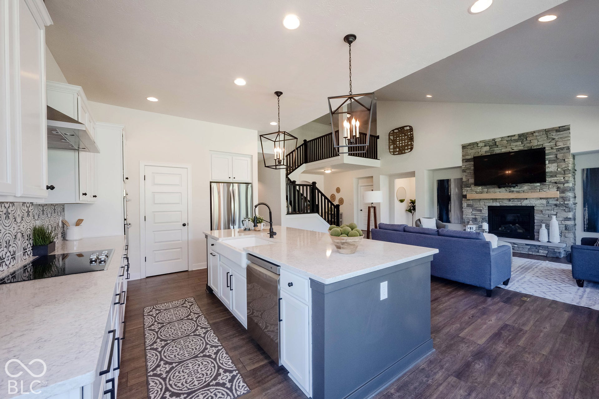 11614 Platt Street, Noblesville, IN 46060 The oversized center island is perfect for everyday living & entertaining!
