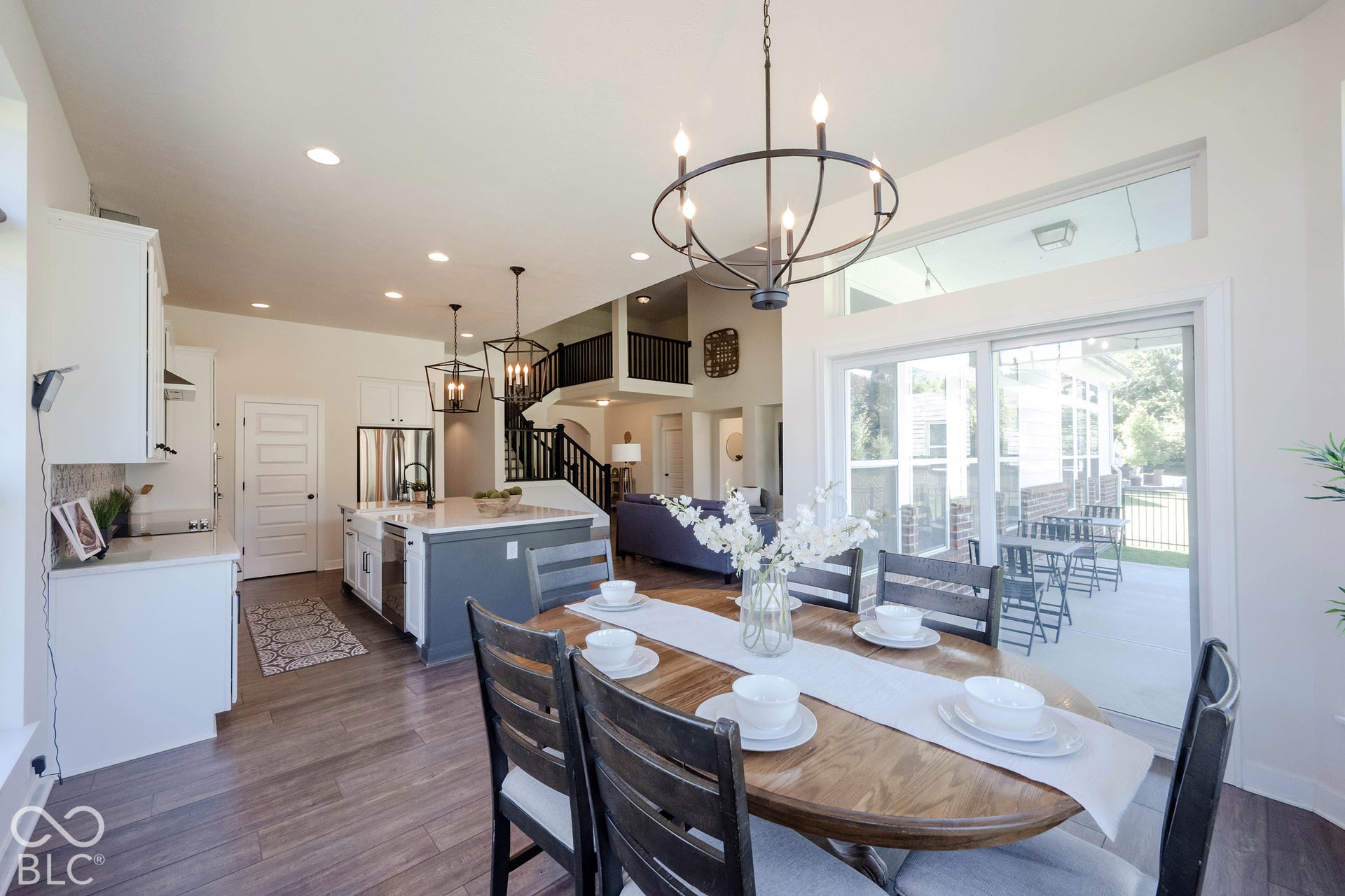 11614 Platt Street, Noblesville, IN 46060 Enjoy the view from the dining room to the patio!