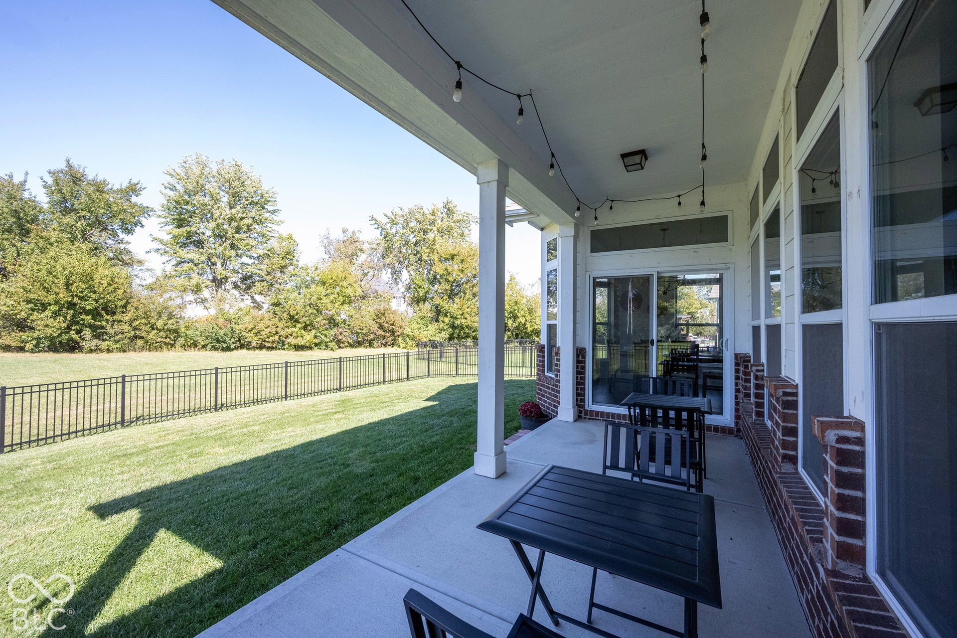 11614 Platt Street, Noblesville, IN 46060 Look out toward a beautiful view of the common area and nearby Sagamore golf course! HOA offers a low-maintenance option for lawn maintenance if desired.