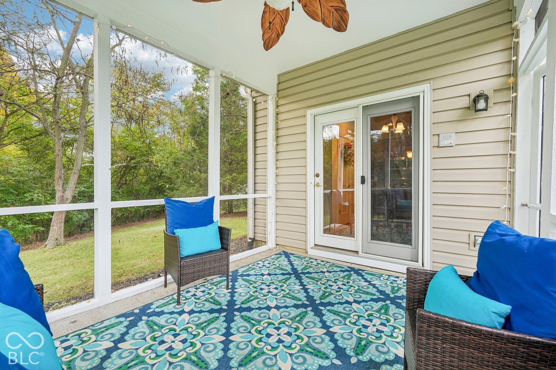 Enjoy the privacy of the dense woods