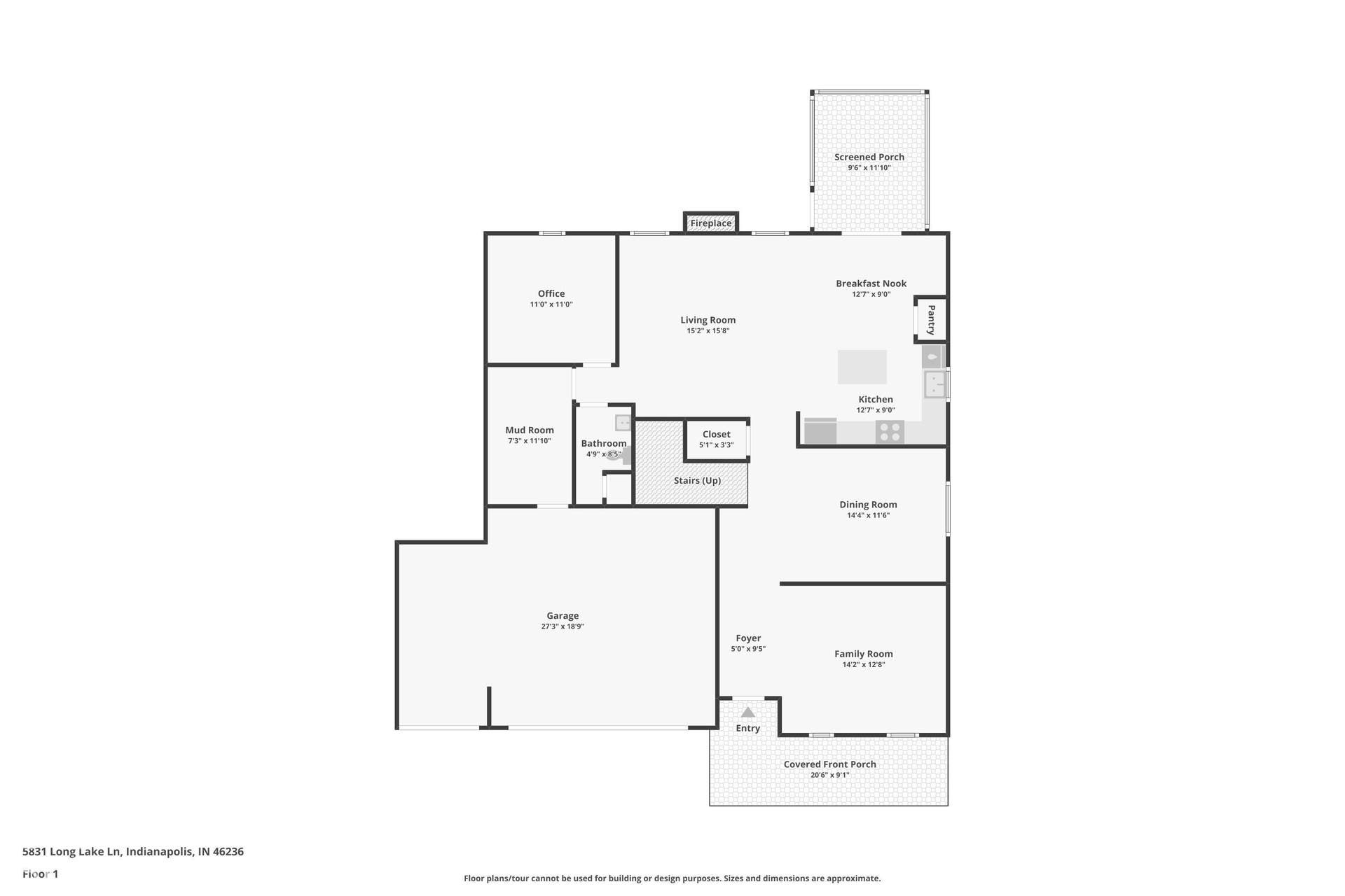Main level floorplan