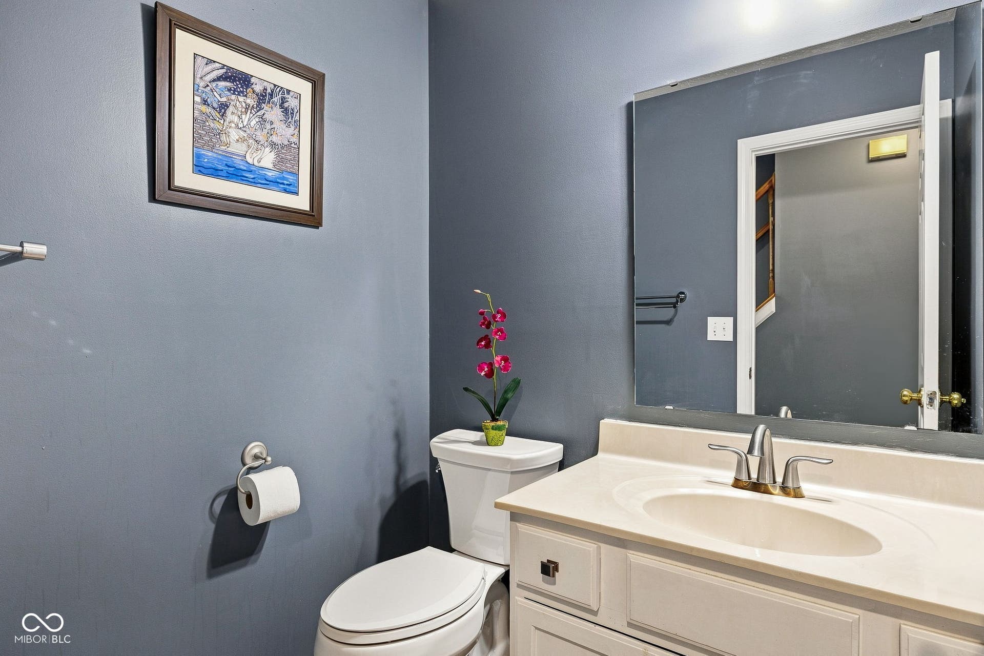 First floor half bath