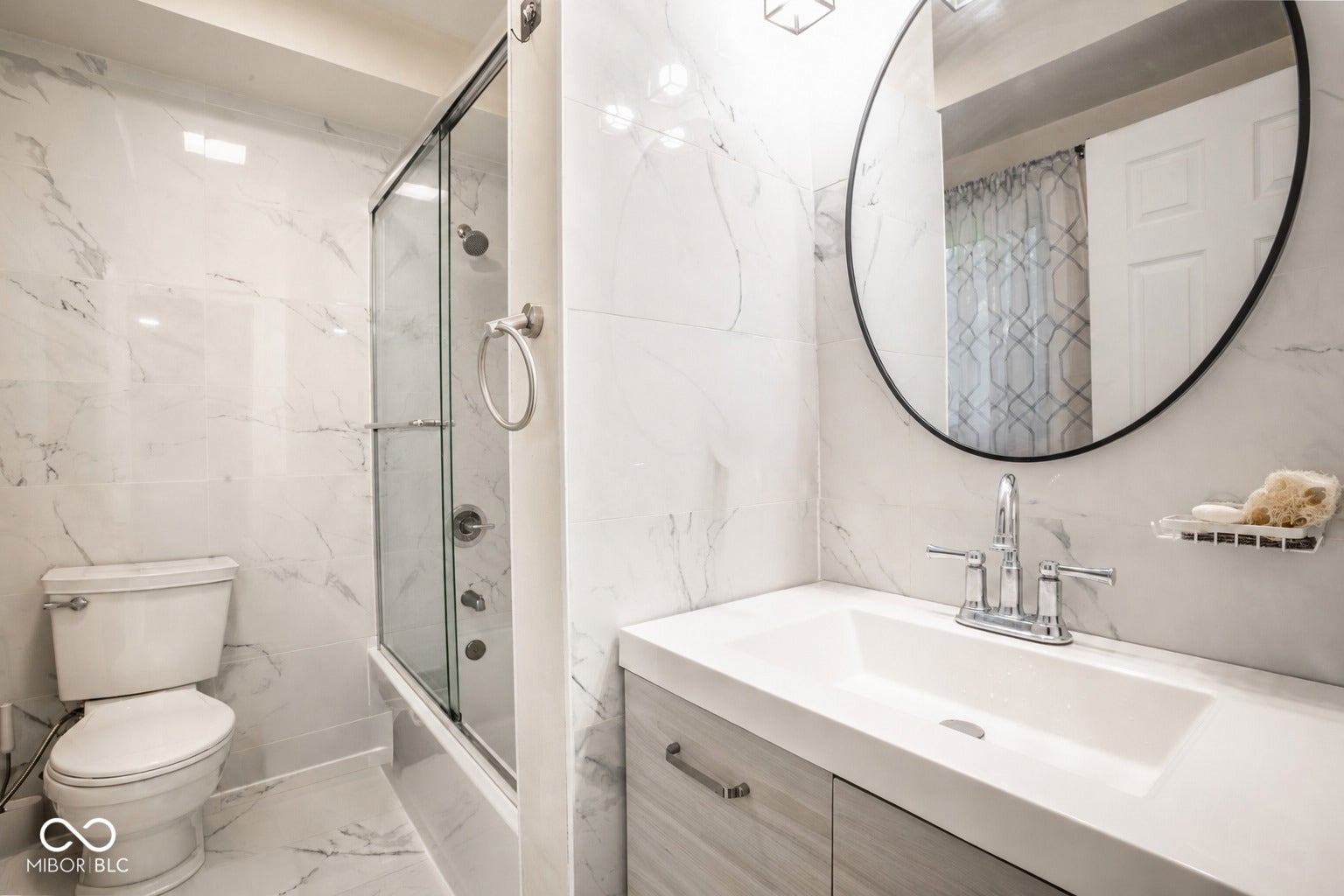 5145 Michigan Road, Indianapolis, IN 46228 Main floor bedroom ensuite bath. Completely remodeled.