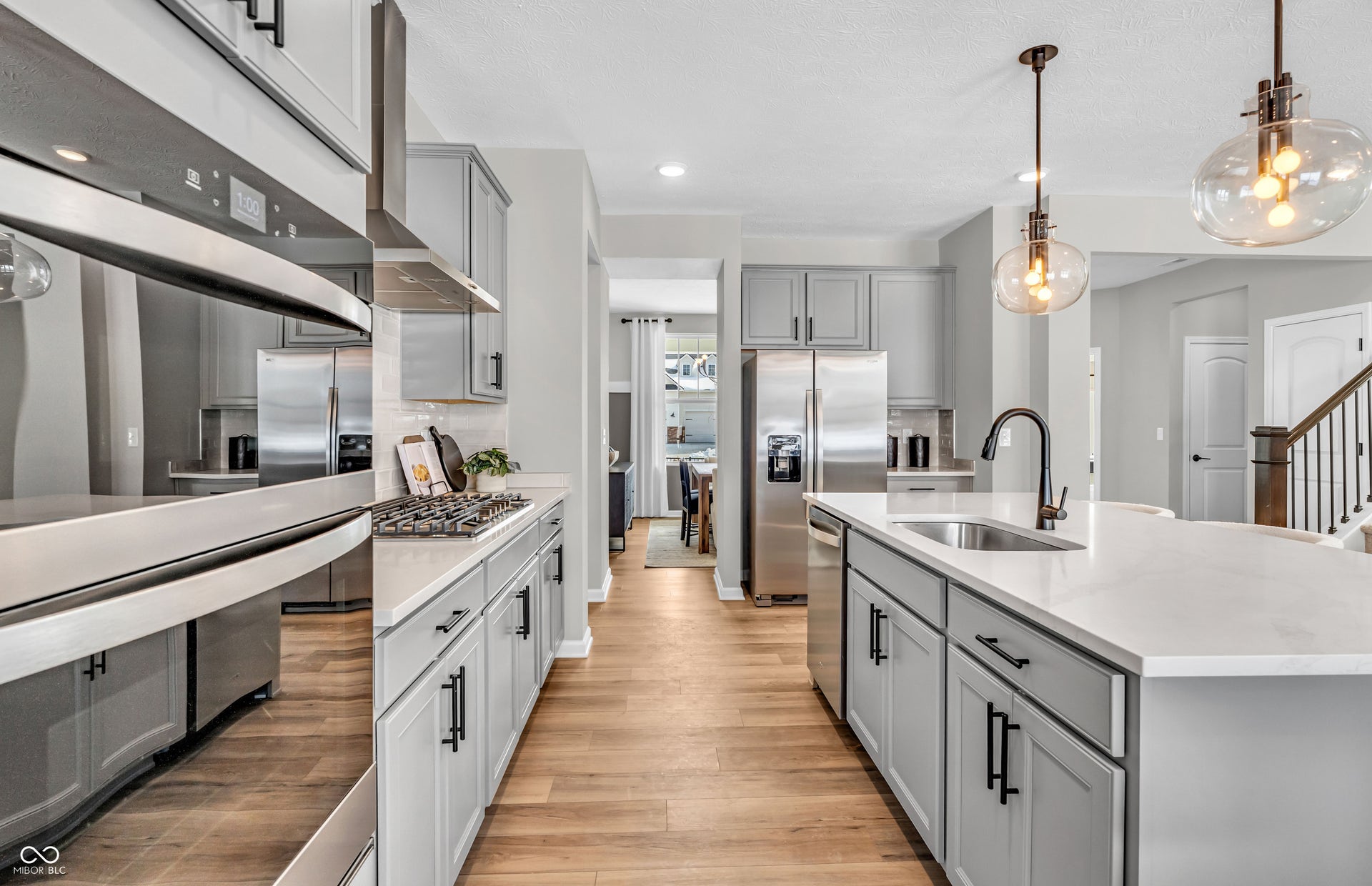 Virtually Altered - Similar Model. This home has stained cabinetry.