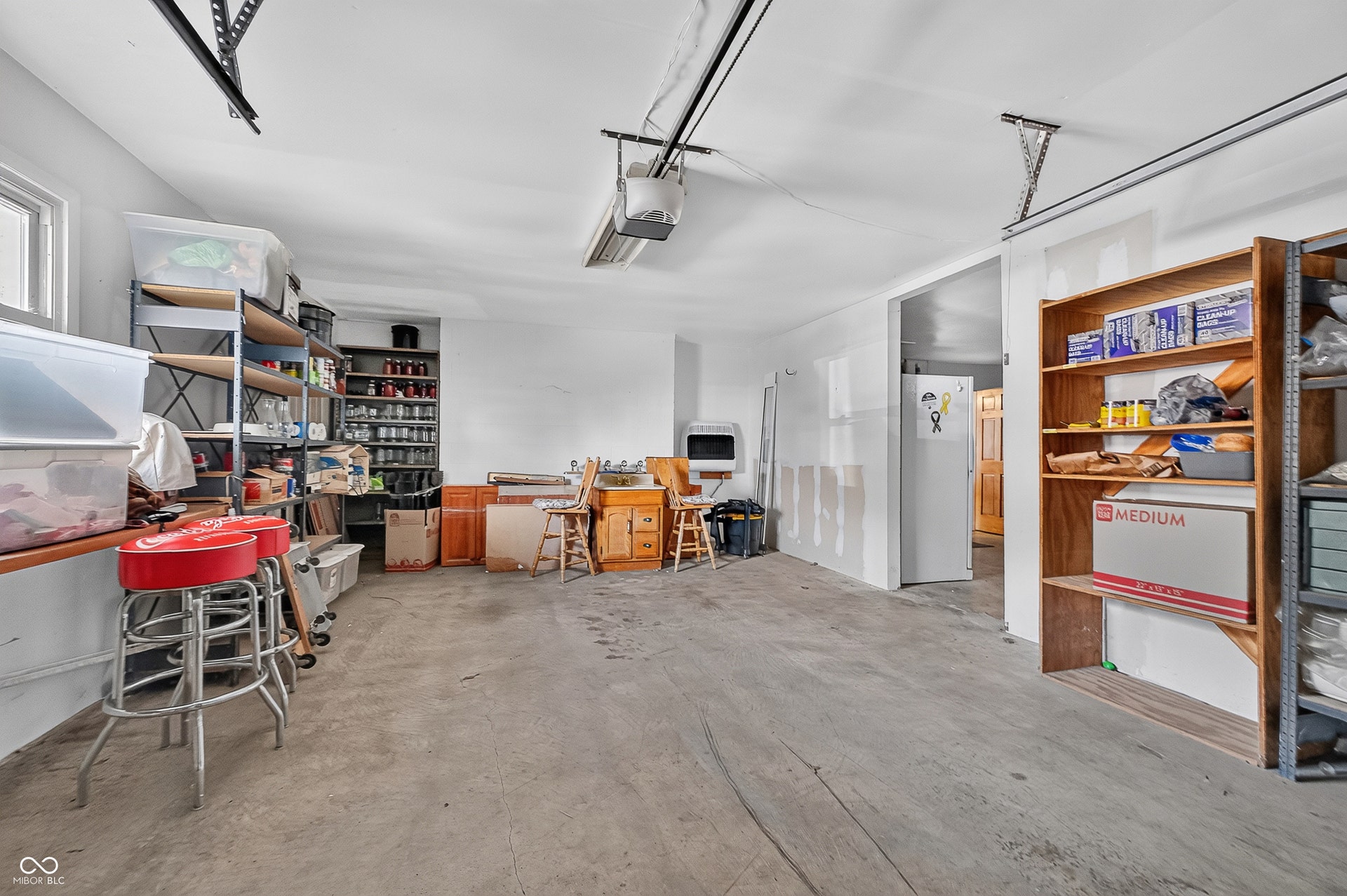 Attached 2 car Garage w/ Heat