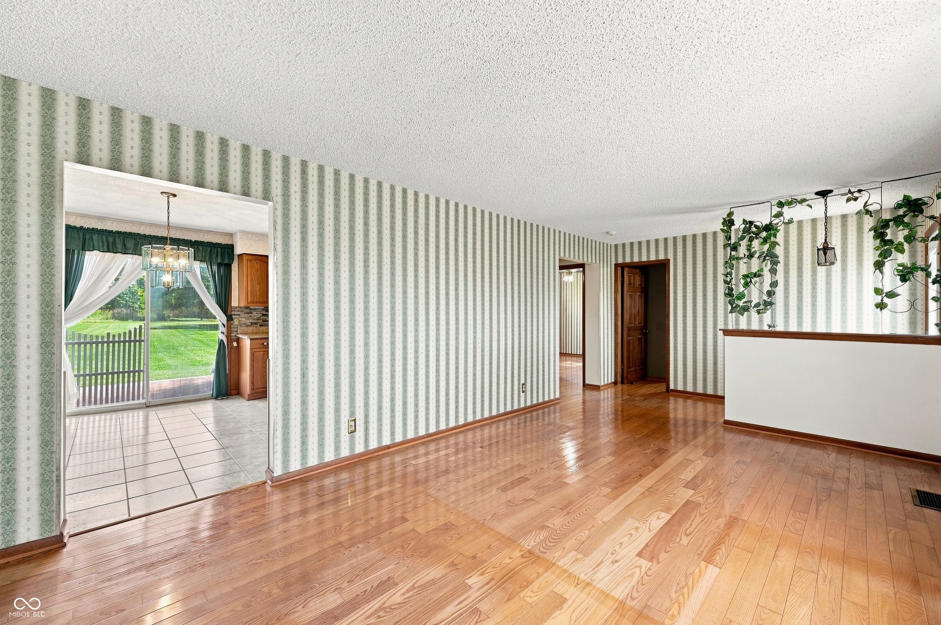 23 x 13 Living Room with hardwood floors.