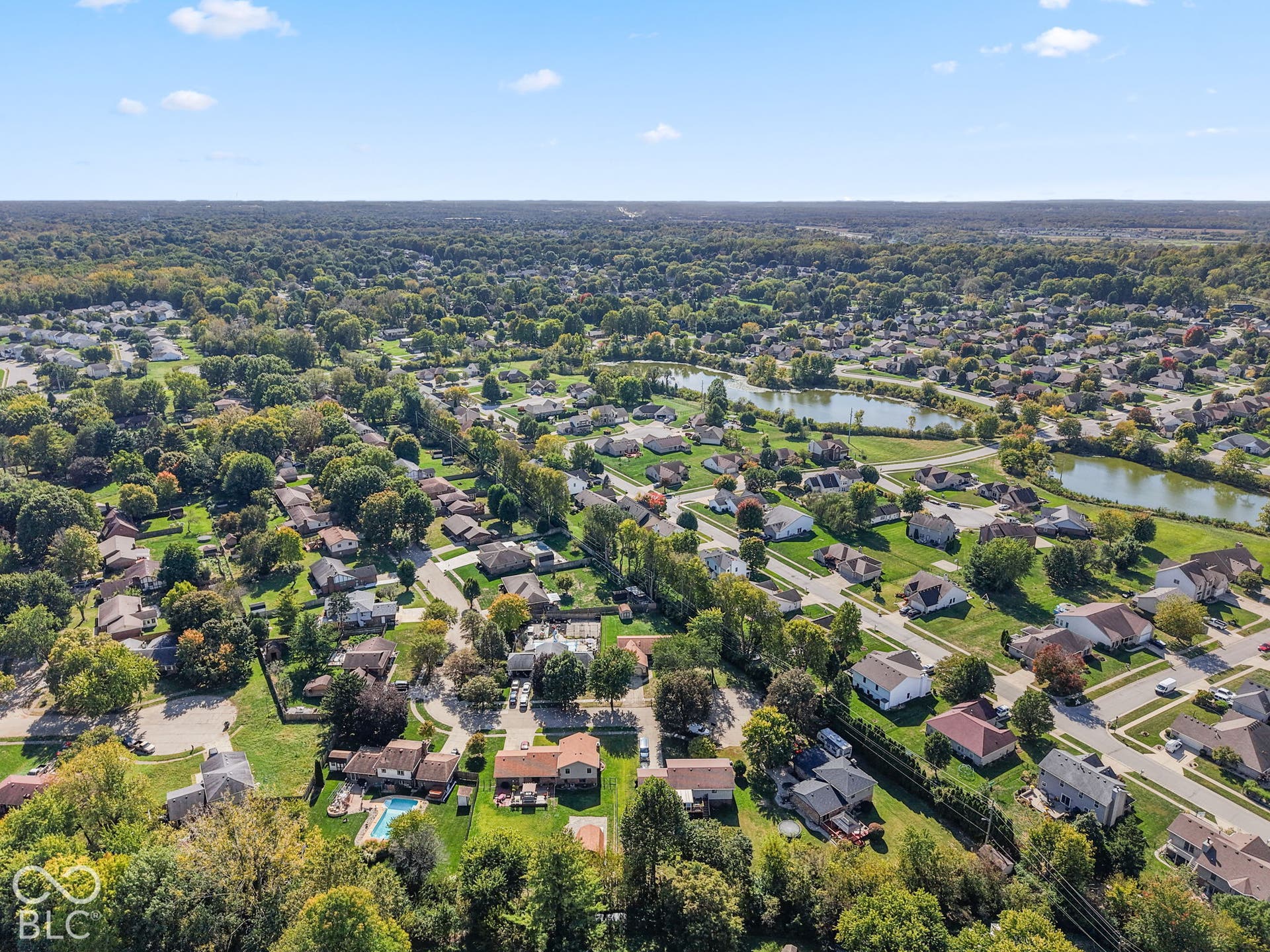1309 Stymie Court, Indianapolis, IN 46217 Aerial View