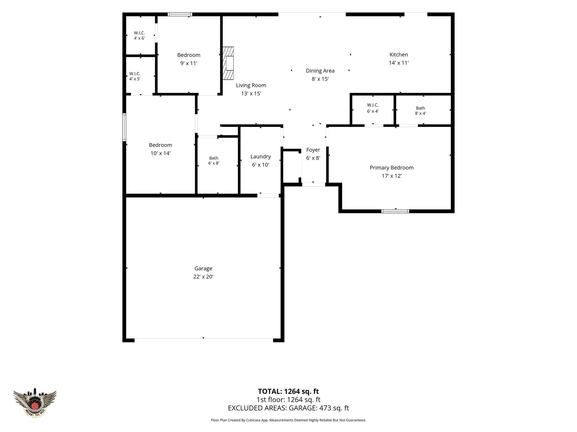 1309 Stymie Court, Indianapolis, IN 46217 Floor Plan