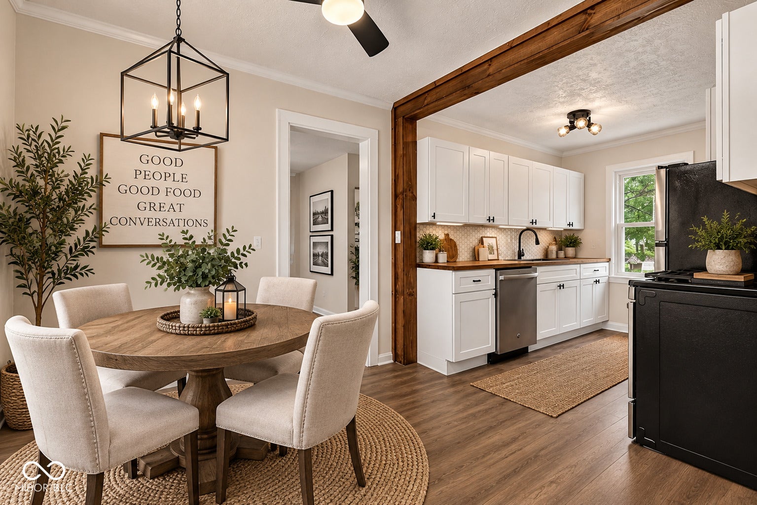 4125 Clarendon, Indianapolis, IN 46208 Virtually Altered - AI generated staging