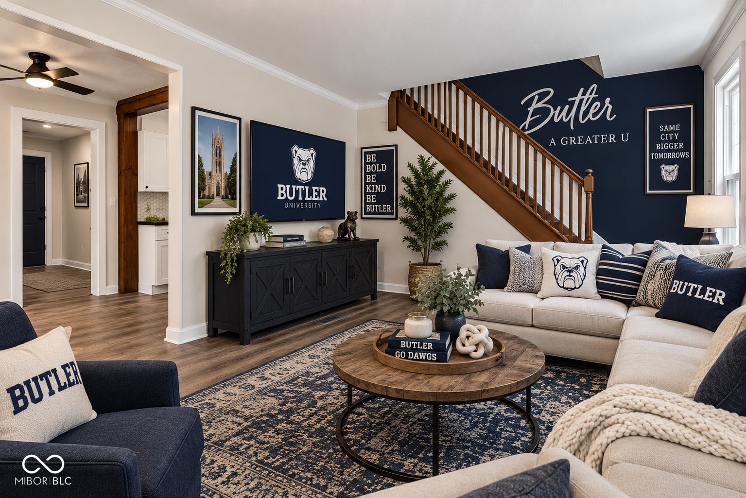 4125 Clarendon, Indianapolis, IN 46208 Virtually Altered - AI generated staging