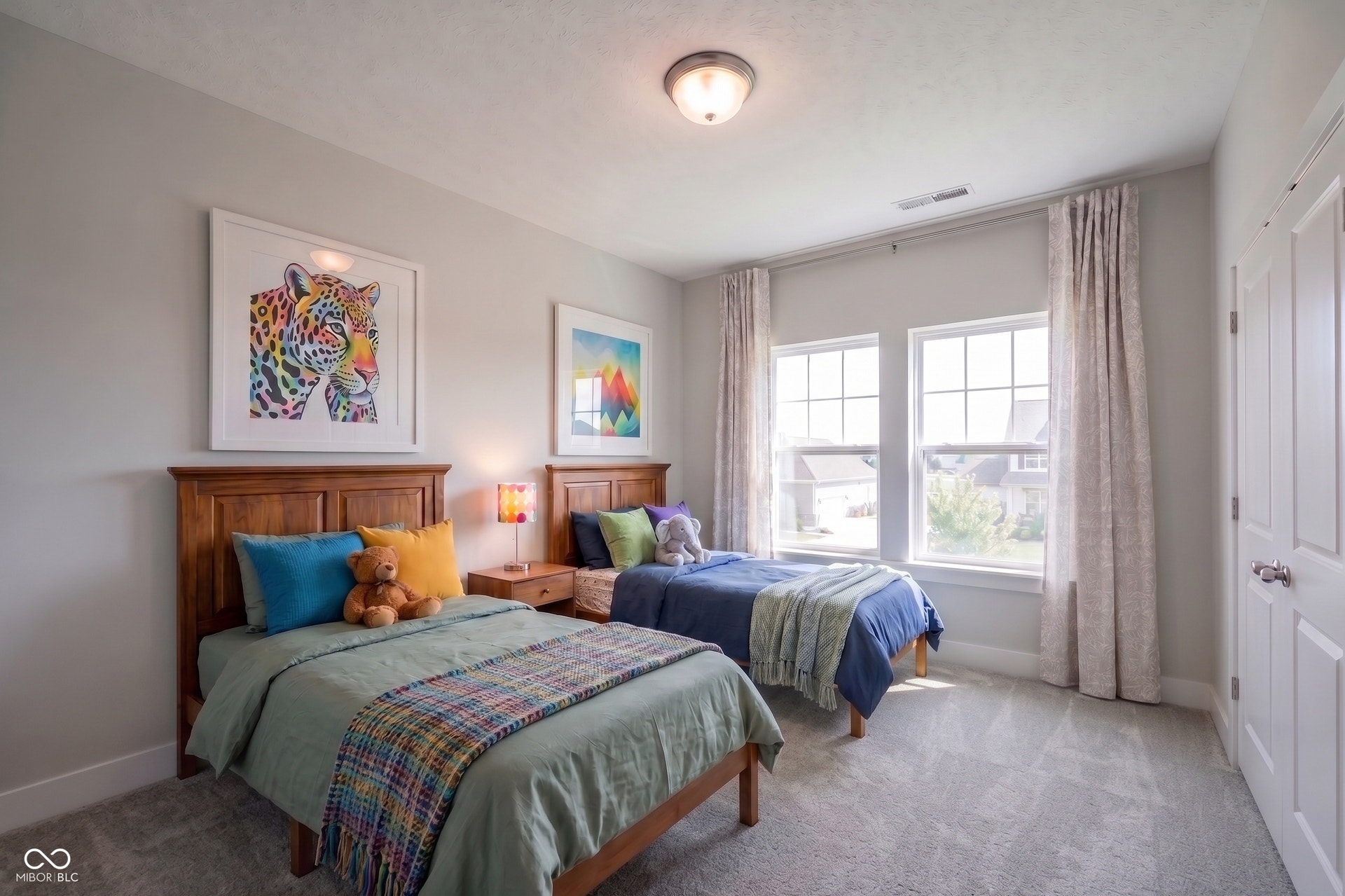 Virtually Altered - Bedroom #4 on the 2nd level has a Jack-n-Jill bath in between another bedroom.  This photo has been virtually staged.