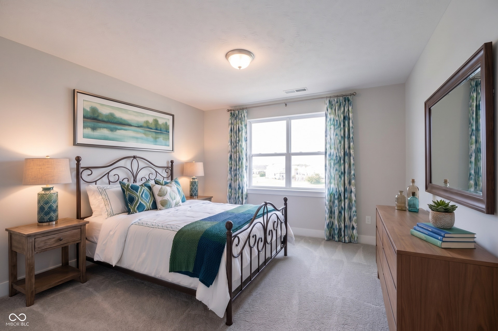 Upstairs Bedroom #3.  This room has been virtually staged.